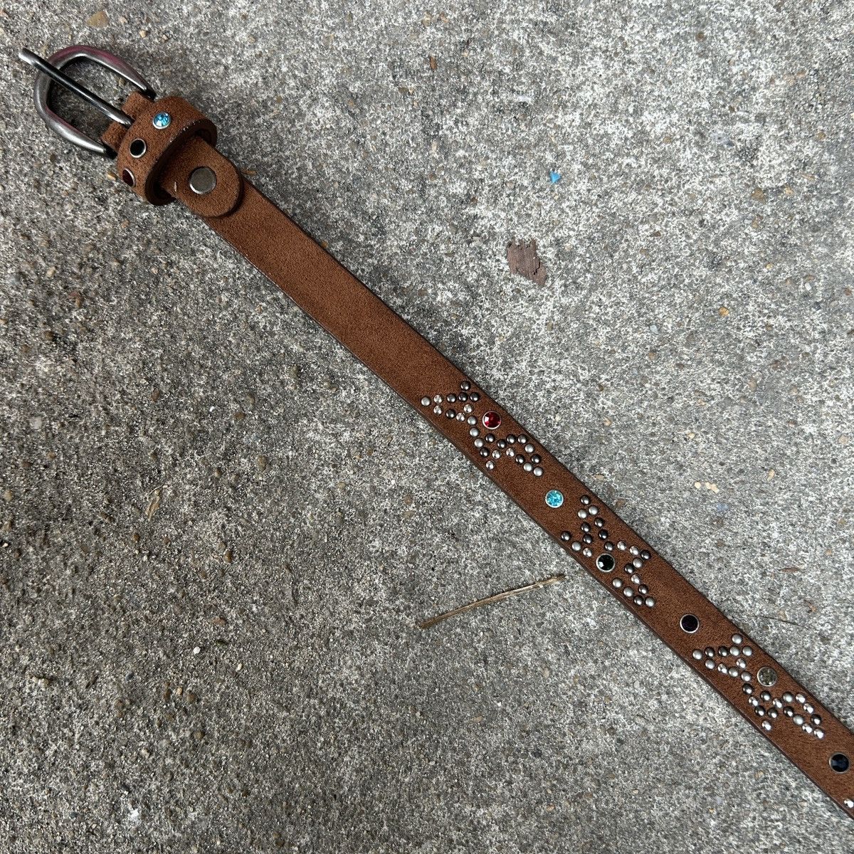 Vintage Vintage studded leather belt ⭐️ (Kapital Style) Size ONE SIZE - 7 Thumbnail