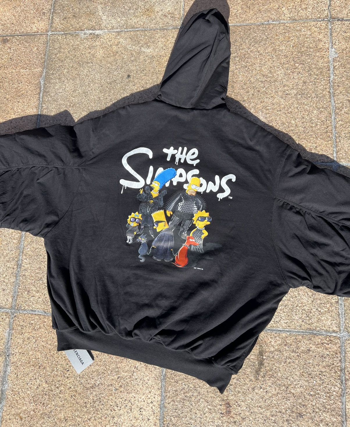 Balenciaga × The Simpsons Balenciaga the Simpsons Padded Hooded Bomber Jacket Size US M / EU 48-50 / 2 - 1 Thumbnail