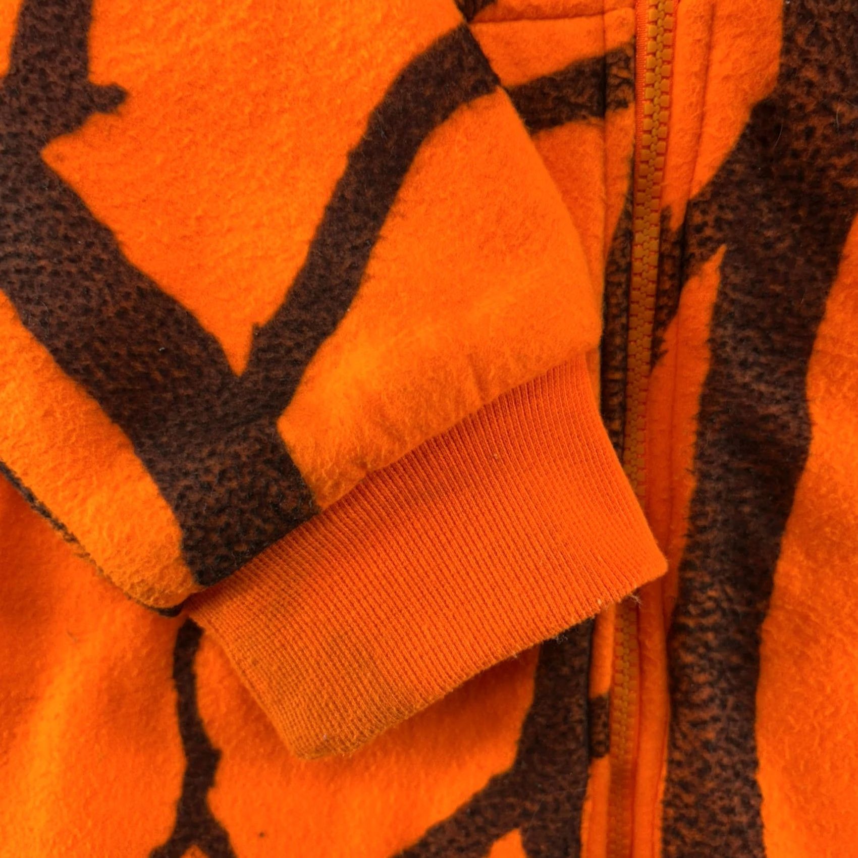 Vintage VINTAGE Huntworth Hoodie Mens 2XL Orange Black Hunting Polyester Camo Thermal Size US XXL / EU 58 / 5 - 2 Thumbnail