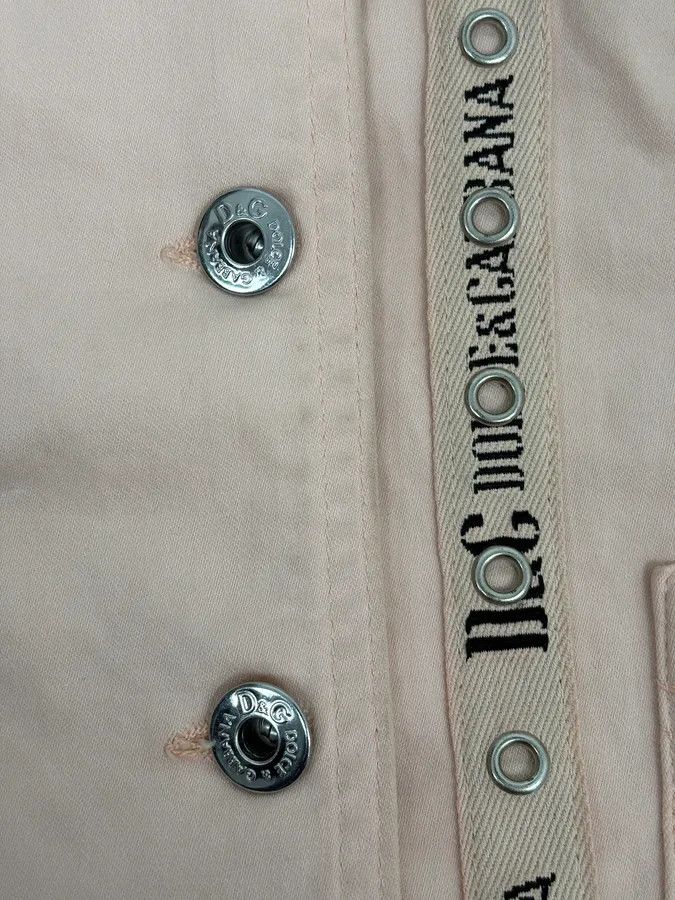 Dolce & Gabbana 2000s Dolce & Gabbana Pink Multi Zip Cargo Jacket Size M / US 6-8 / IT 42-44 - 9 Thumbnail