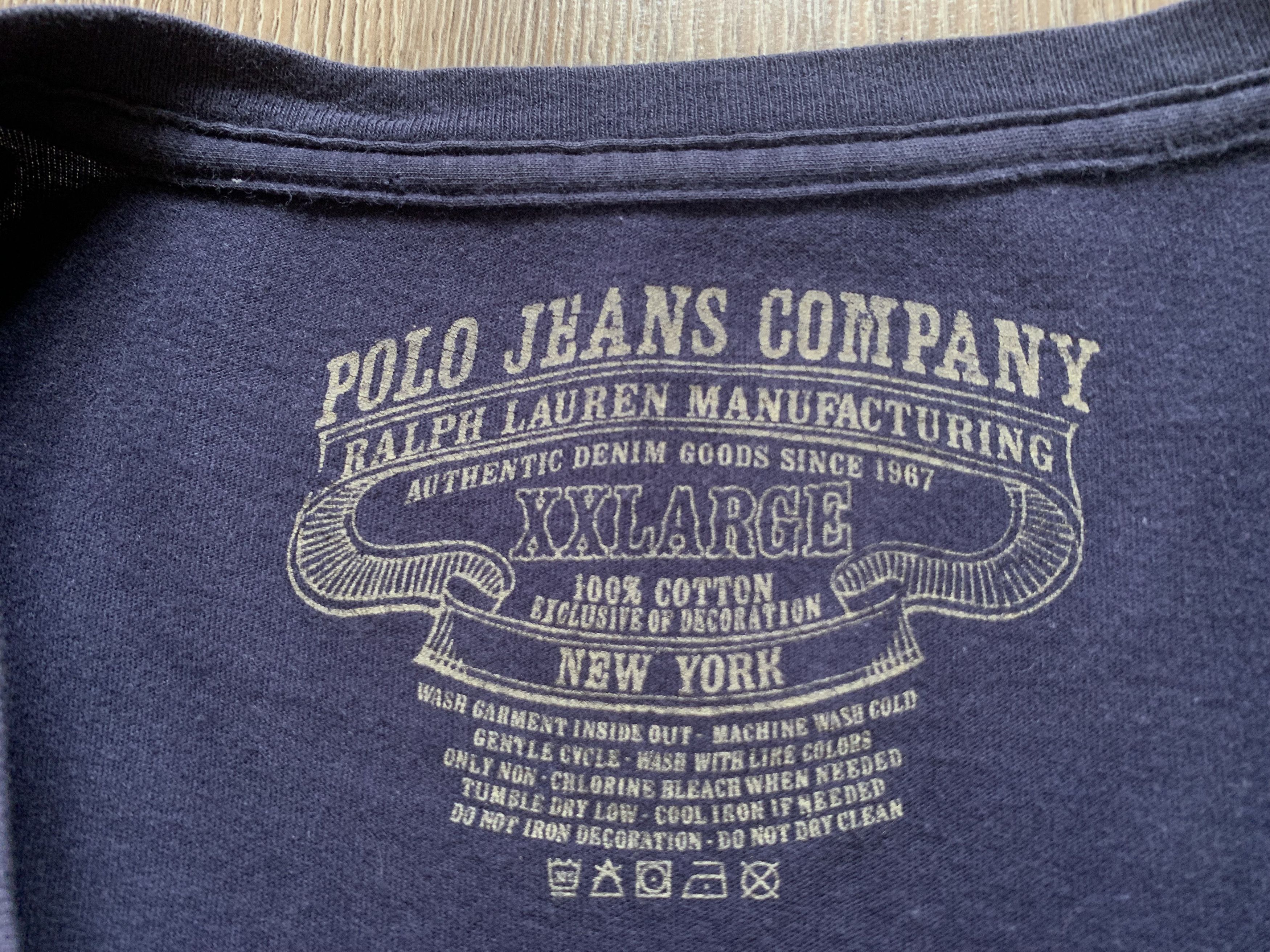 Polo Ralph Lauren × Ralph Lauren × Vintage Polo Ralph Lauren Vintage Printed T-Shirt Size US XXL / EU 58 / 5 - 6 Thumbnail