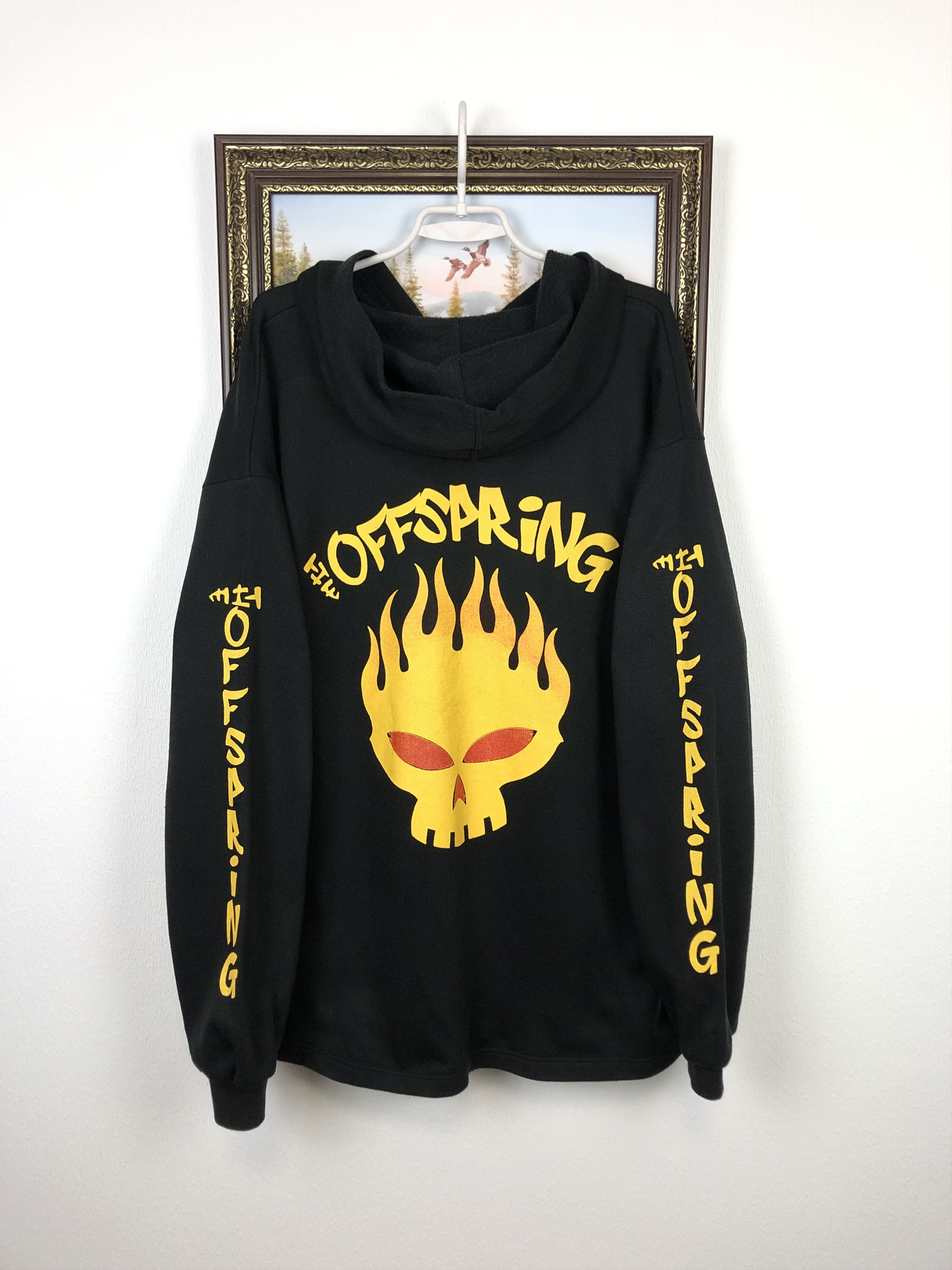 Band Tees × Vintage Vintage The Offspring Band Hoodie Over Print Hype Jacket Size US XXL / EU 58 / 5 - 6 Thumbnail