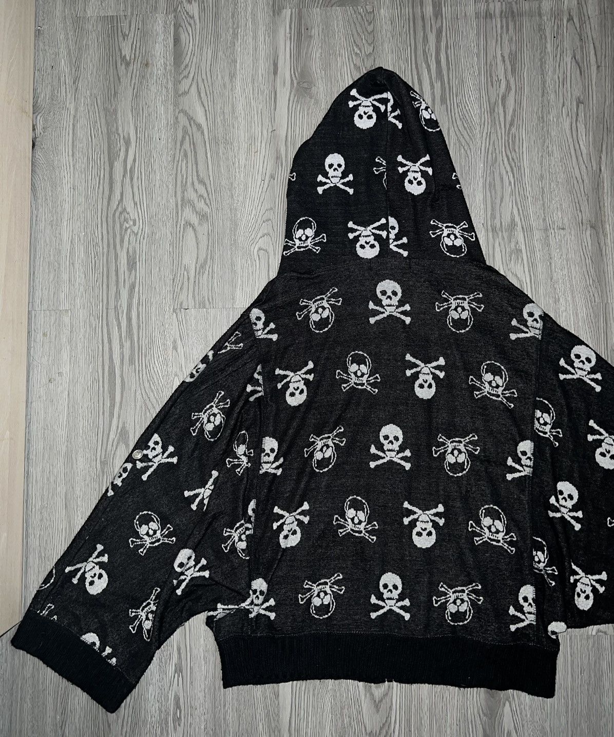 Japanese Brand CRAZY ANGEL skull set hoodie + skirt ☠️ ➕ Size M / US 6-8 / IT 42-44 - 16 Thumbnail