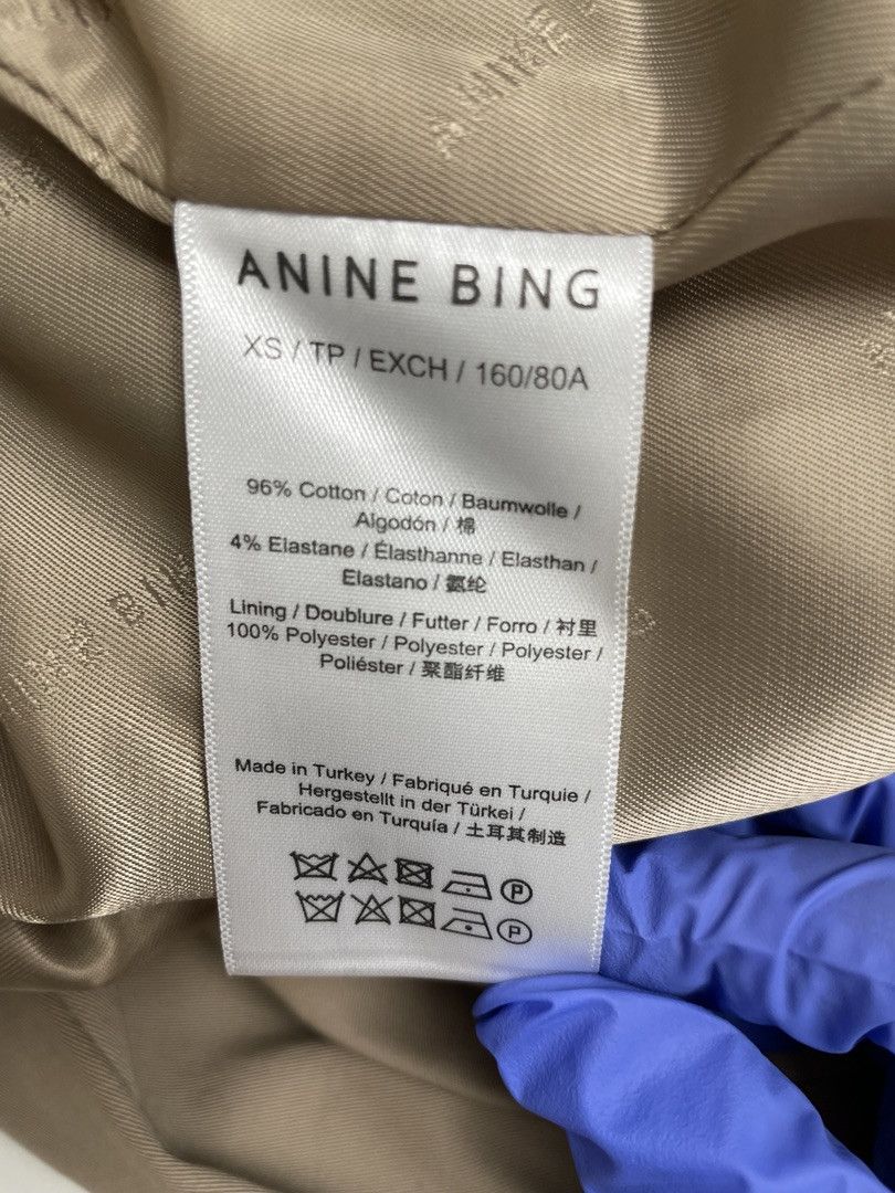 Anine Bing ANINE BING Womens Randy Maxi Trench Coat Size XS / US 0-2 / IT 36-38 - 12 Thumbnail