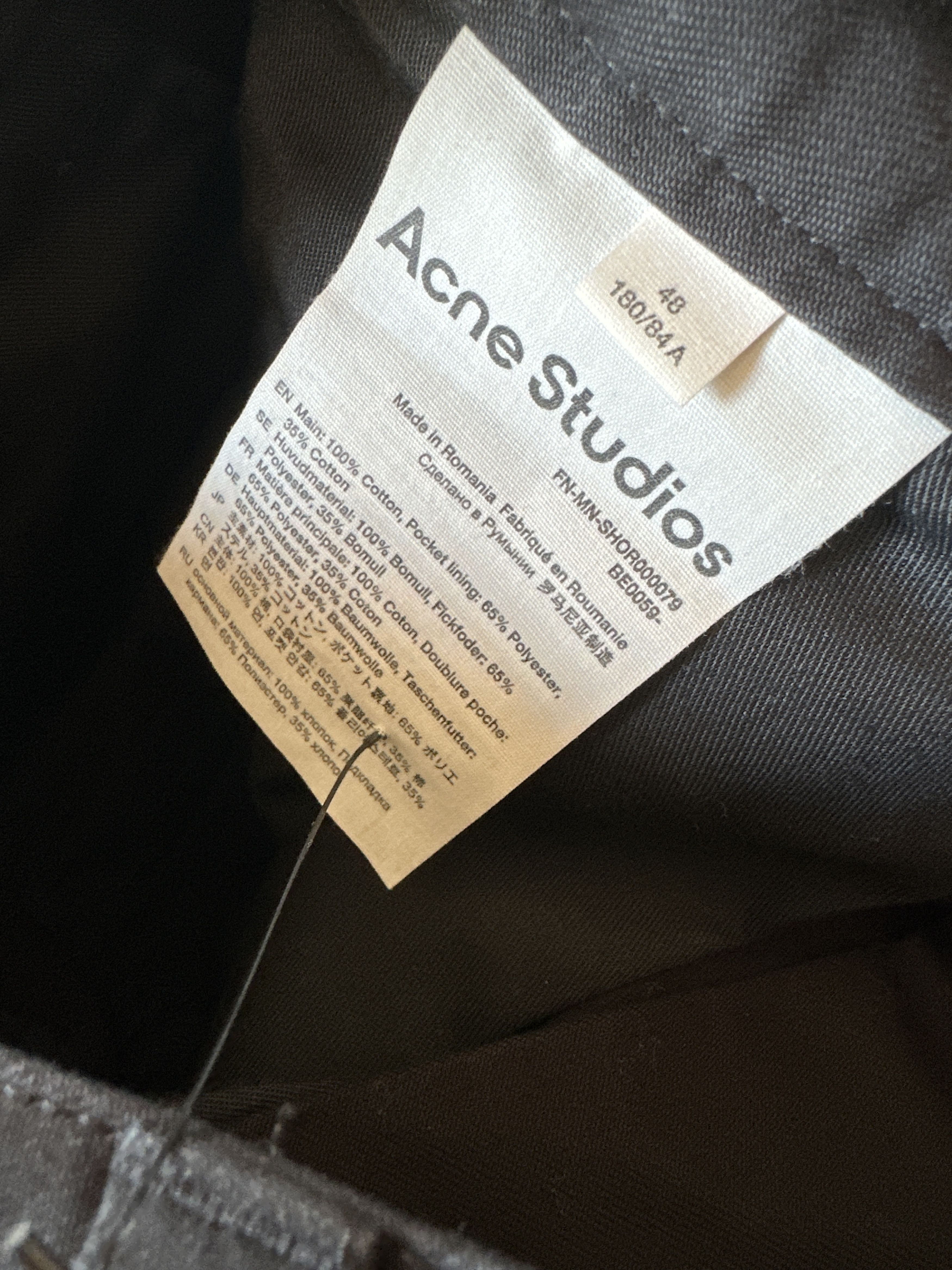 Acne Studios Acne Studios Wide Leg Baggy Shorts Size US 32 / EU 48 - 5 Thumbnail