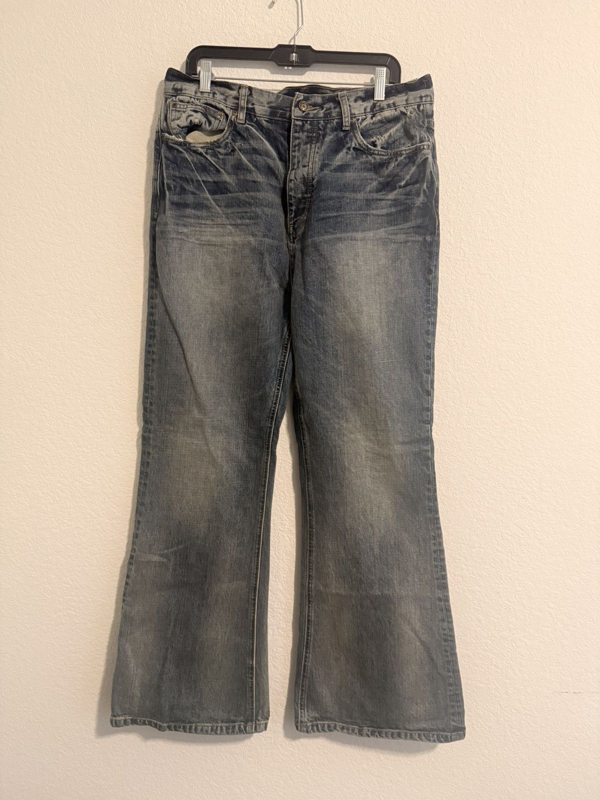 Other × Streetwear Witness Valley Oil Spill Flared Denim | Grailed