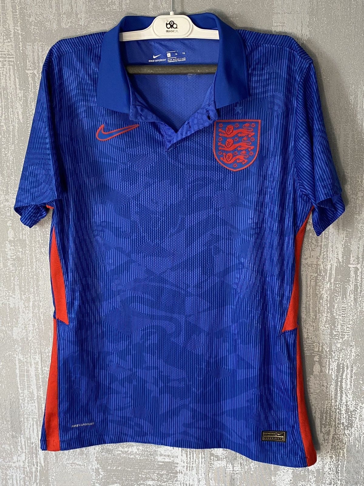 Nike England Nike Soccer Jersey 2020 Match Worn FIFA team Size US XL / EU 56 / 4 - 1 Thumbnail