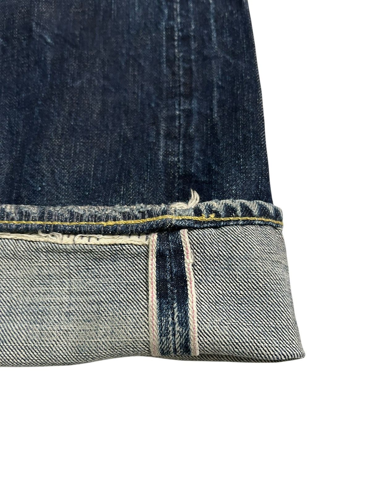 Japanese Brand × Kapital × Vintage eight-G Selvedge Distressed Japanese Denim Jeans Size US 29 - 2 Thumbnail