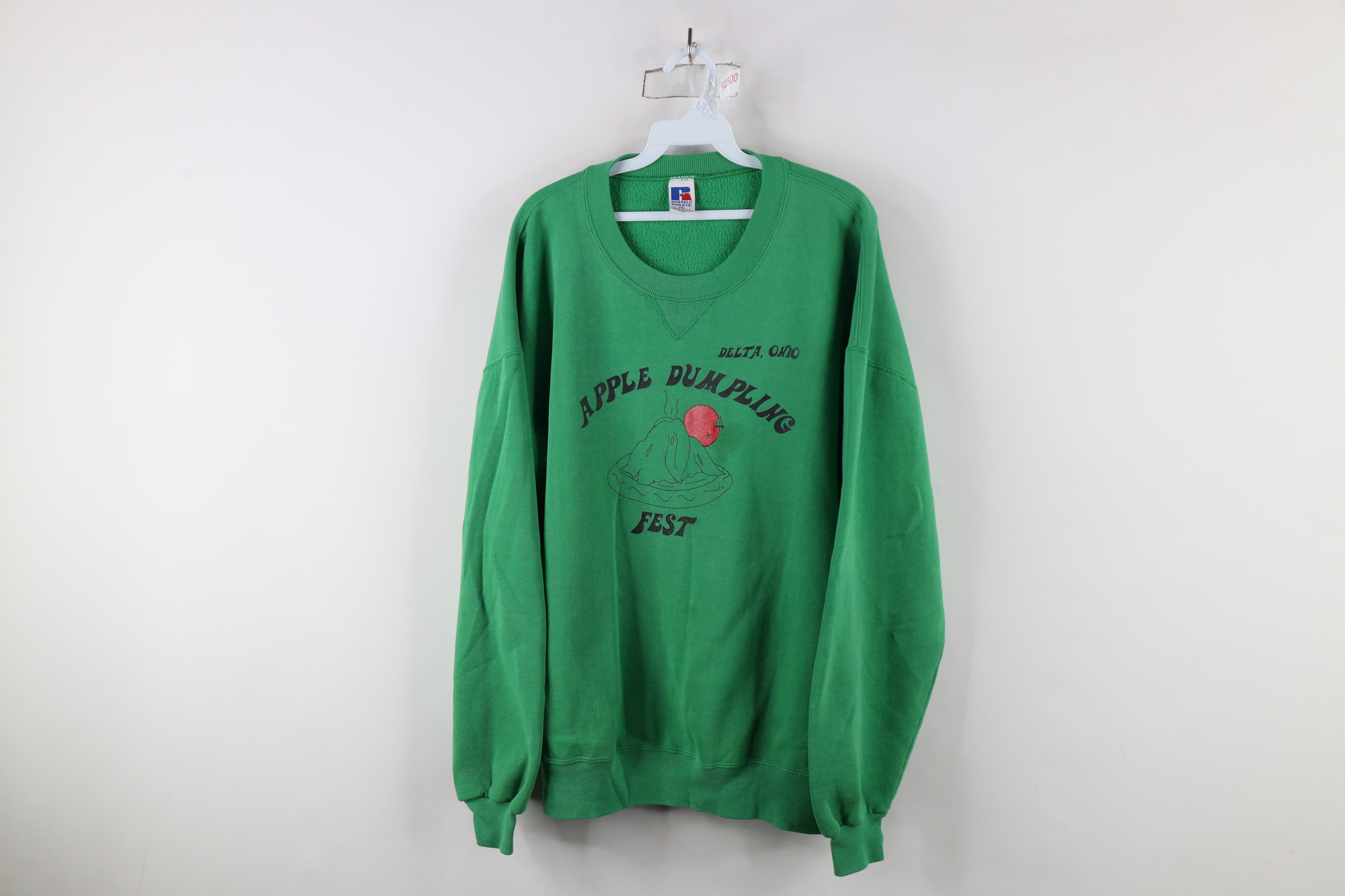Russell Athletic × Vintage Vintage 90s Russell Athletic Apple Dumpling Fest Sweatshirt Size US XXL / EU 58 / 5 - 1 Thumbnail