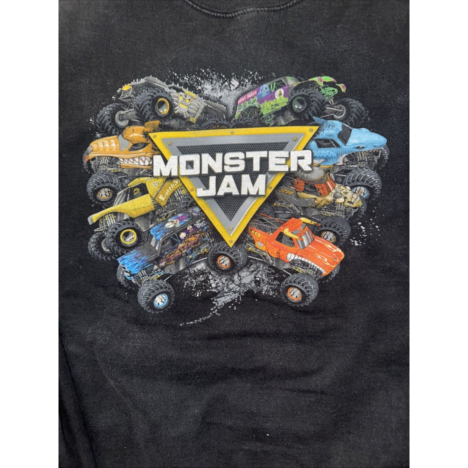 Band Tees × Vintage Monster Jam Graphic Crewneck Sweatshirt Black M 22x24 Size US M / EU 48-50 / 2 - 2 Thumbnail