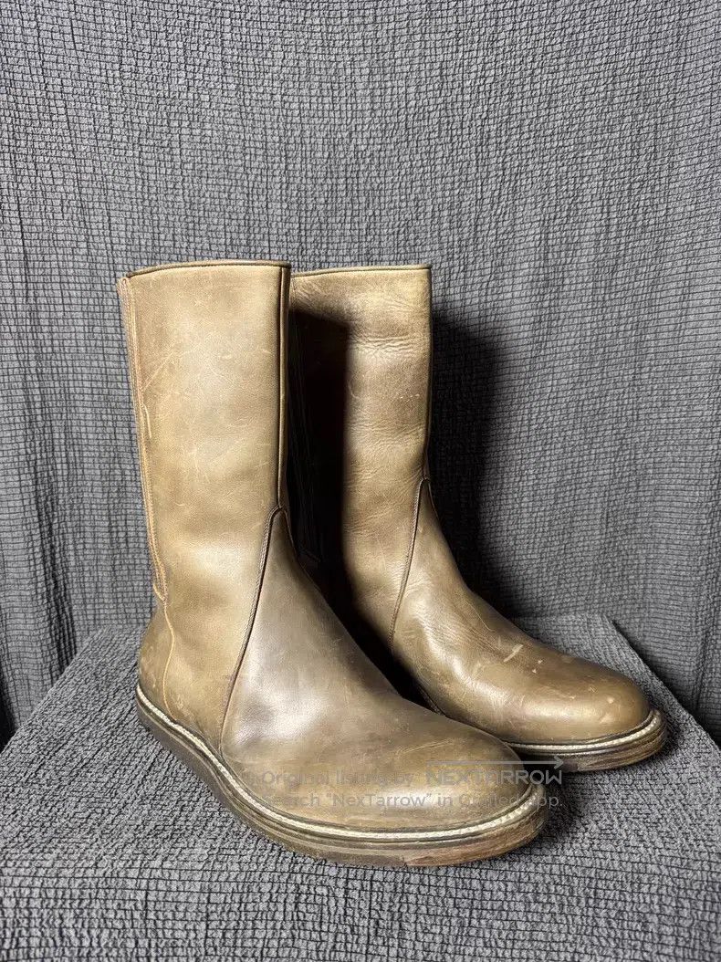 Rick Owens RICK OWENS Handwritten Number High-top Gum Sole Chelsea Mi Size US 11 / EU 44 - 3 Thumbnail