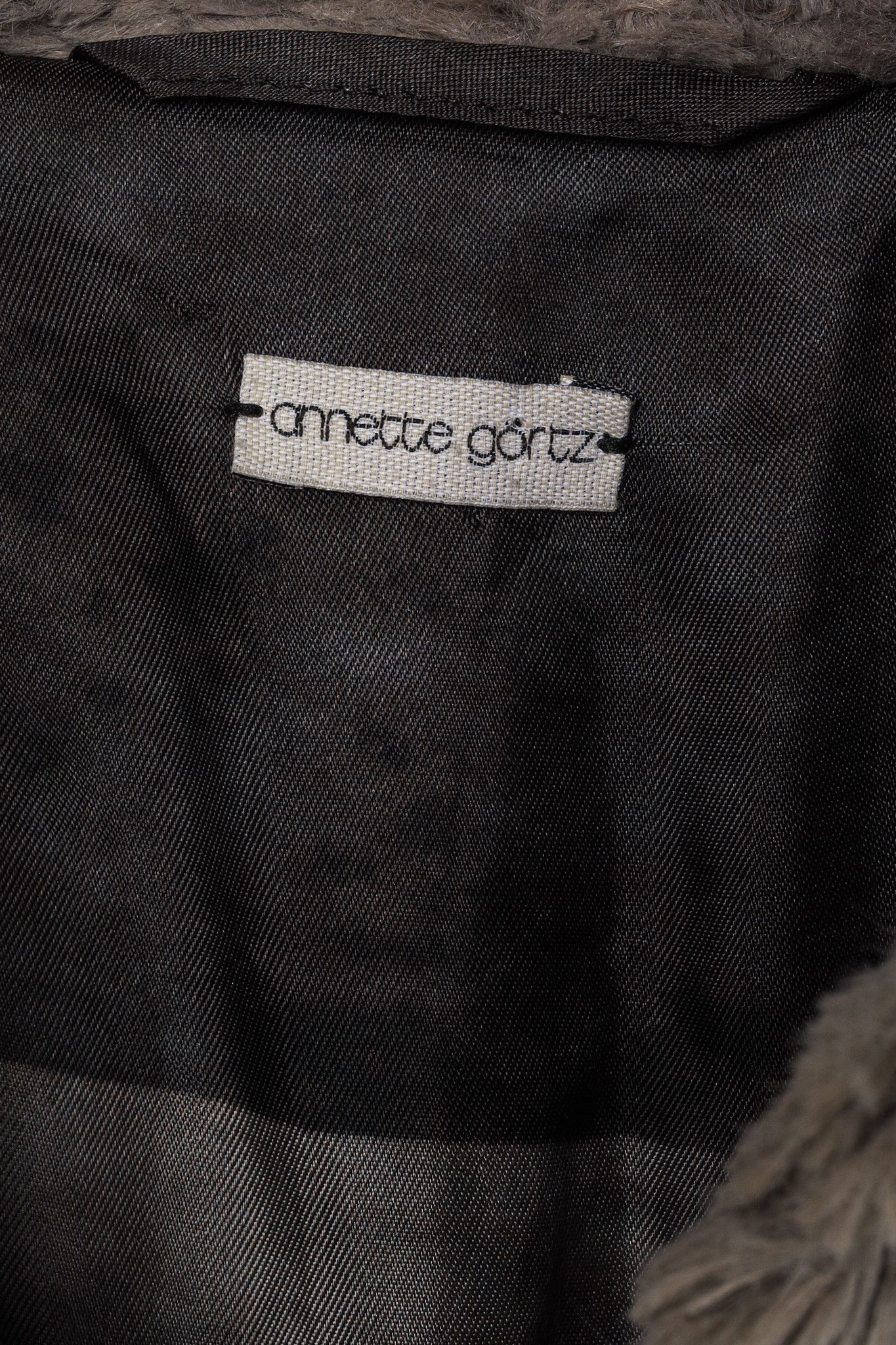 Annette Gortz Annette Gortz Grey Shadows Faux Shearling Coat Size M / US 6-8 / IT 42-44 - 4 Thumbnail