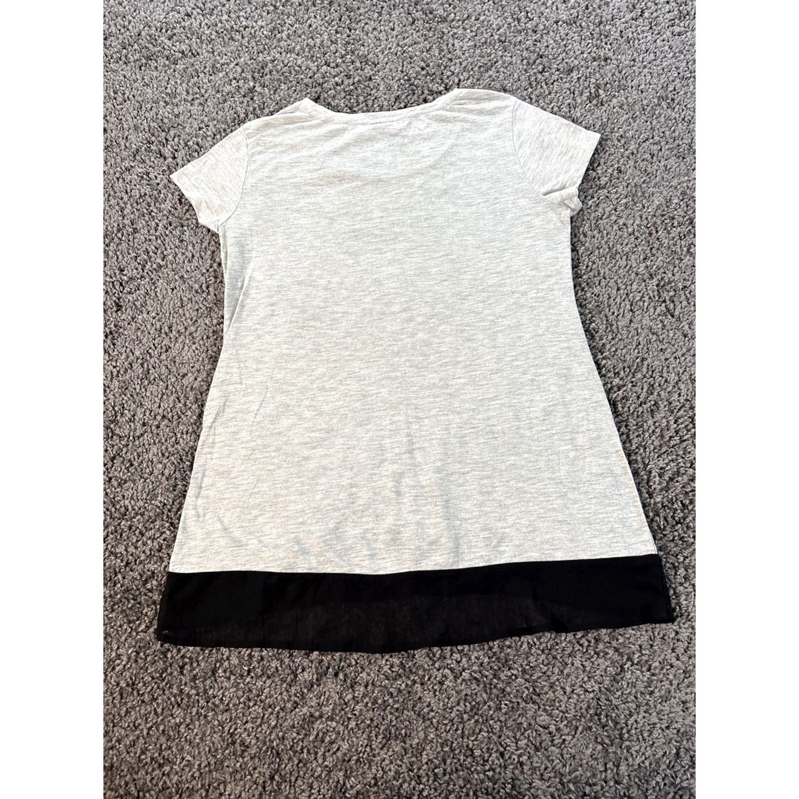 Style & Co Style & Co Shirt Womens Small White Relaxed Chic Hi Low Graphic City Travel Blouse Tunic 3/4 Sleeve Womens Slimfit Size S / US 4 / IT 40 - 5 Thumbnail