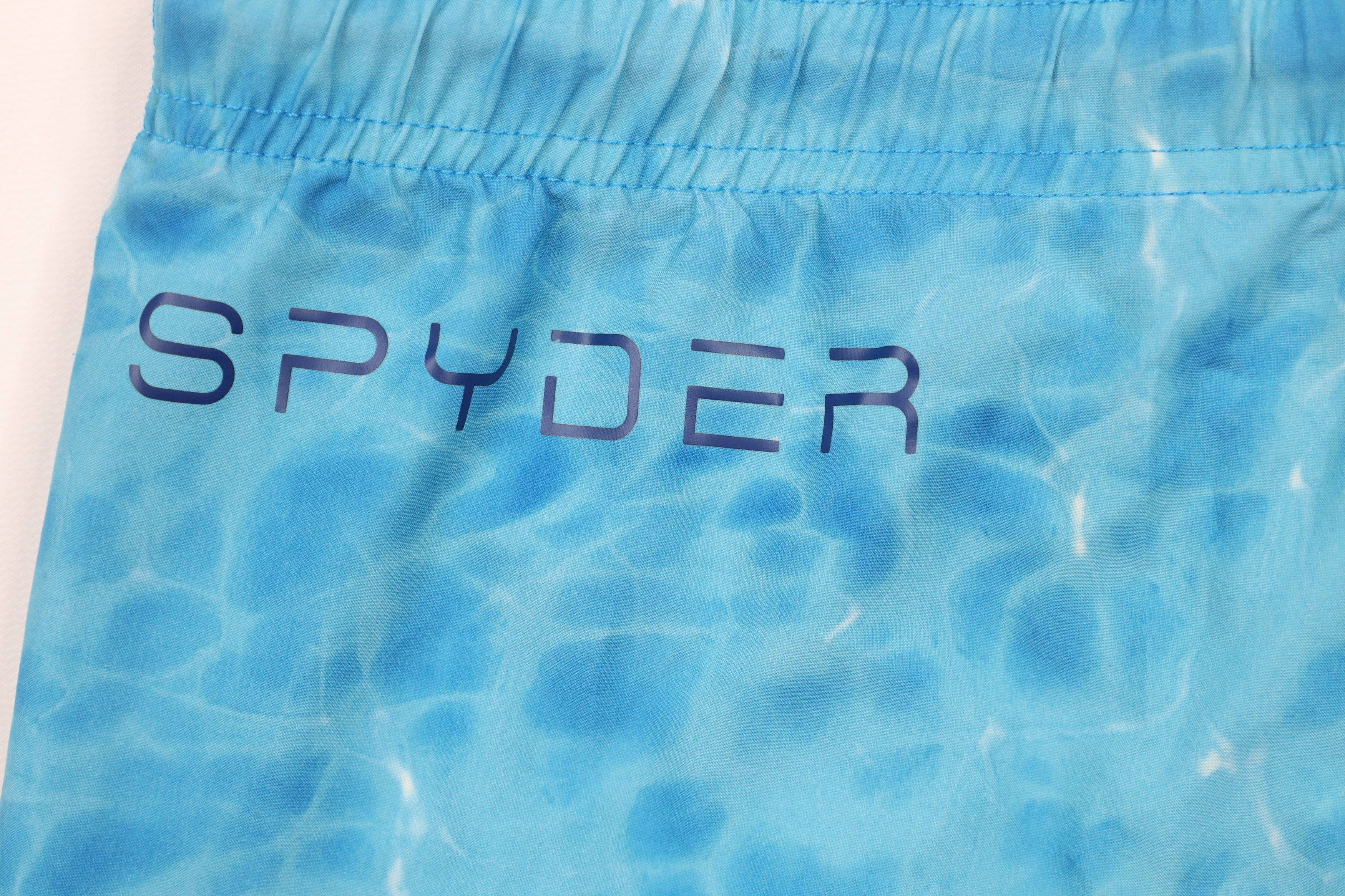 Spyder × Vintage Spyder Swim Acid Wash Stretch Lined Shorts Trunks Blue Size US 30 / EU 46 - 13 Thumbnail