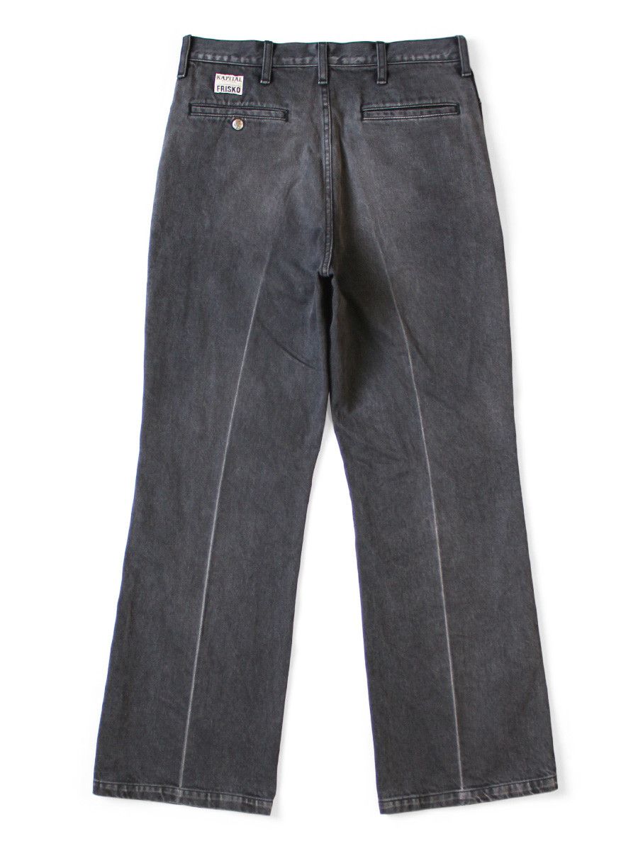 Kapital Kapital 14oz Black Denim 5P Frisco Center pleat Size US 38 / EU 54 - 3 Thumbnail