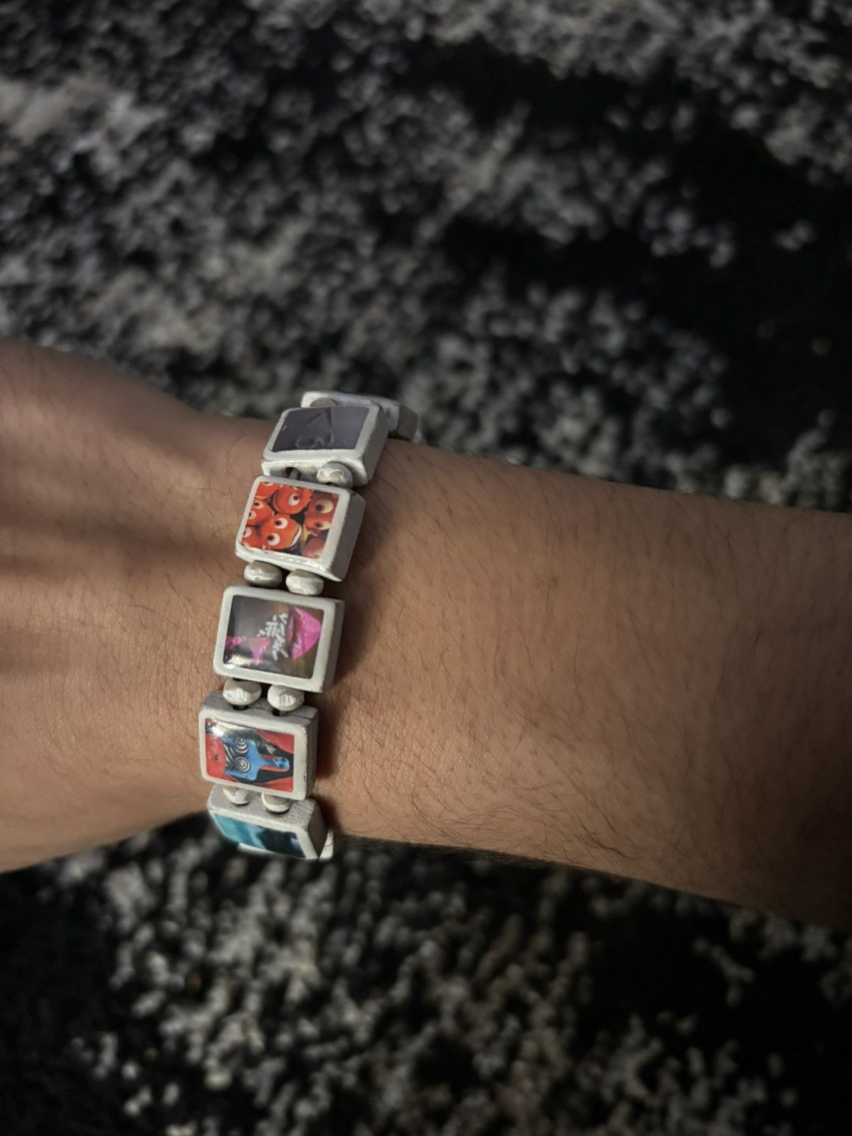 Other bazo 1199 X fakemink blue and silver bracelet | Grailed