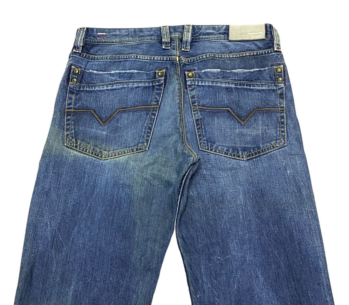 Diesel × If Six Was Nine Rare Design Vintage Brand Diesel Jeans 1990s Size US 31 - 4 Thumbnail