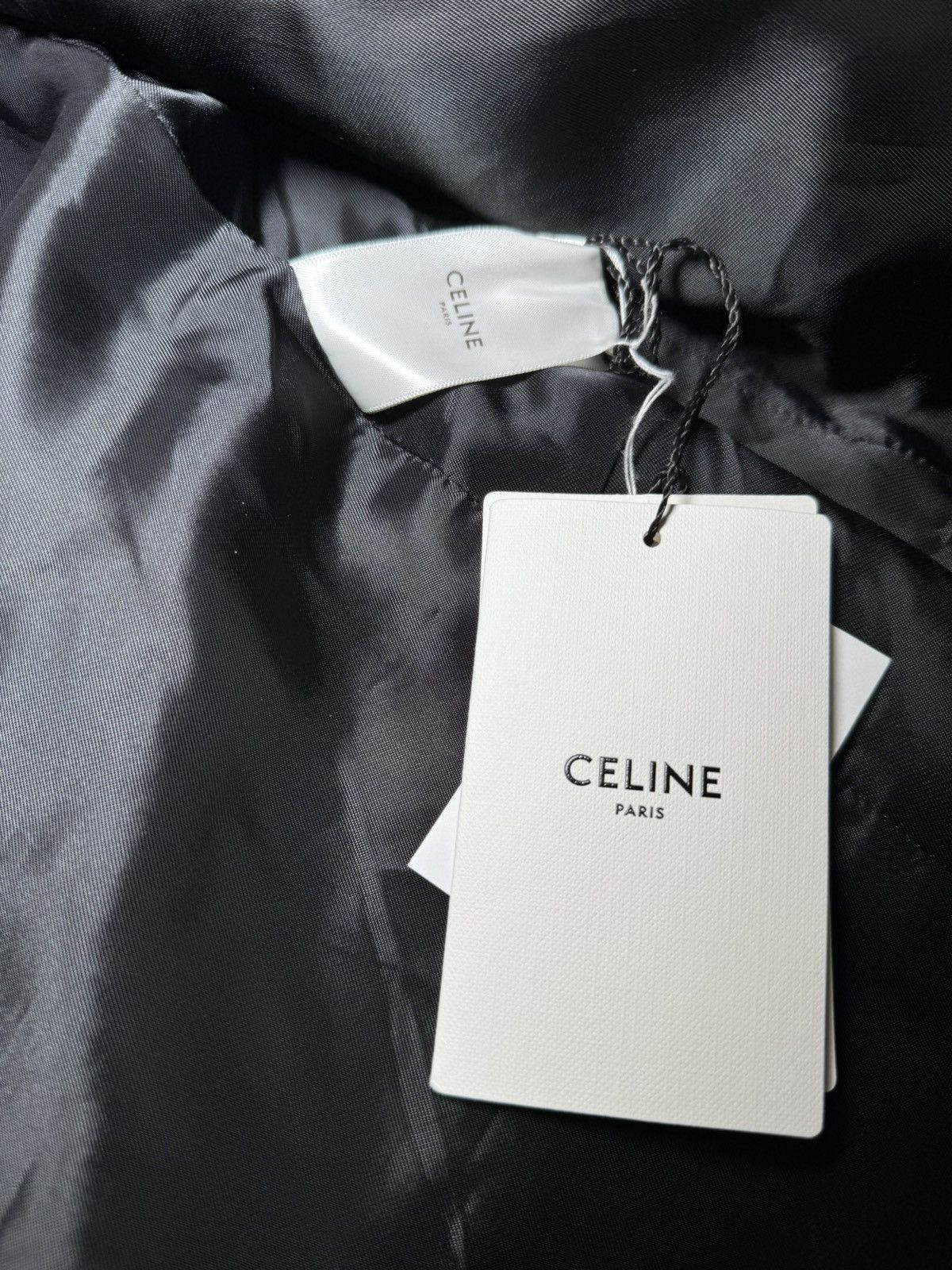 Celine × Hedi Slimane CELINE BY HEDI SLIMANE “FW19 ALLOVER BRODEE CARREAUX JACKET” Size 46R - 6 Thumbnail