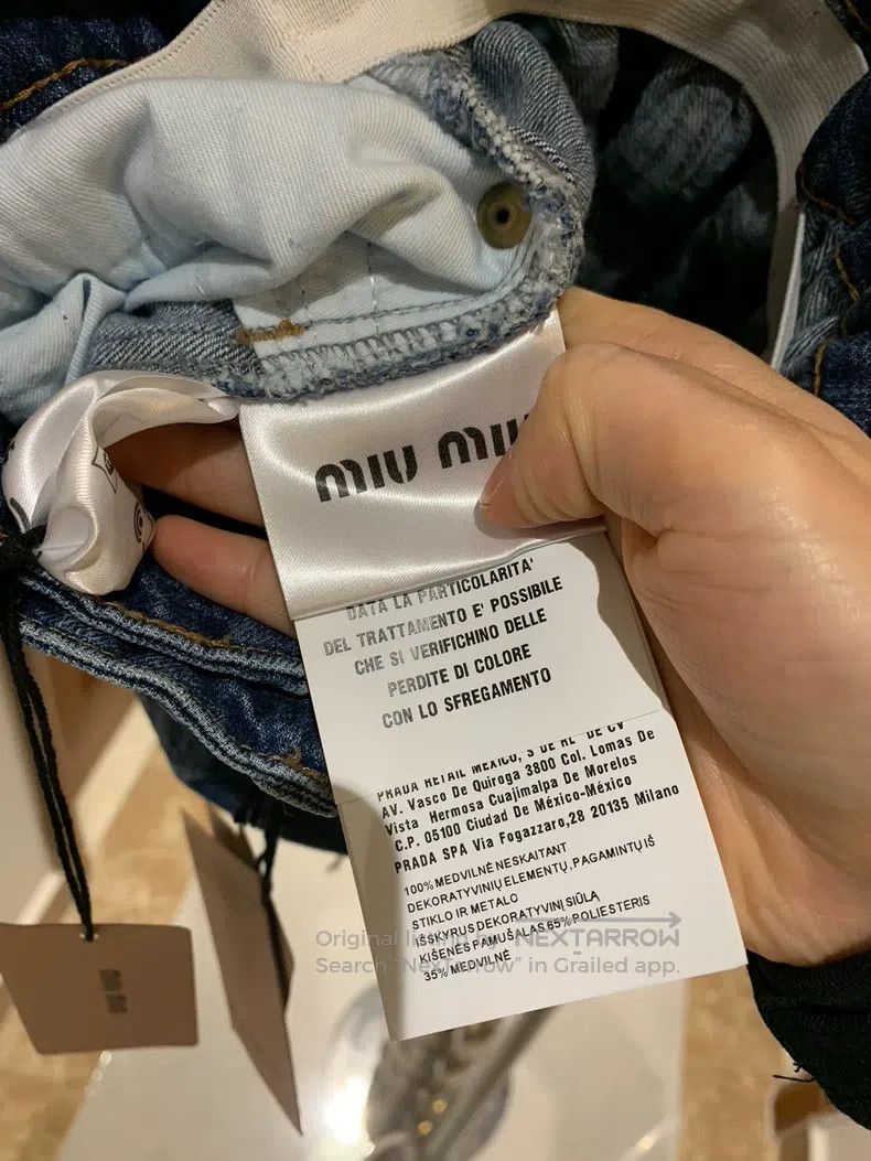 Miu Miu Miu Miu 36 Cowboy overskirt Size 35" - 6 Thumbnail