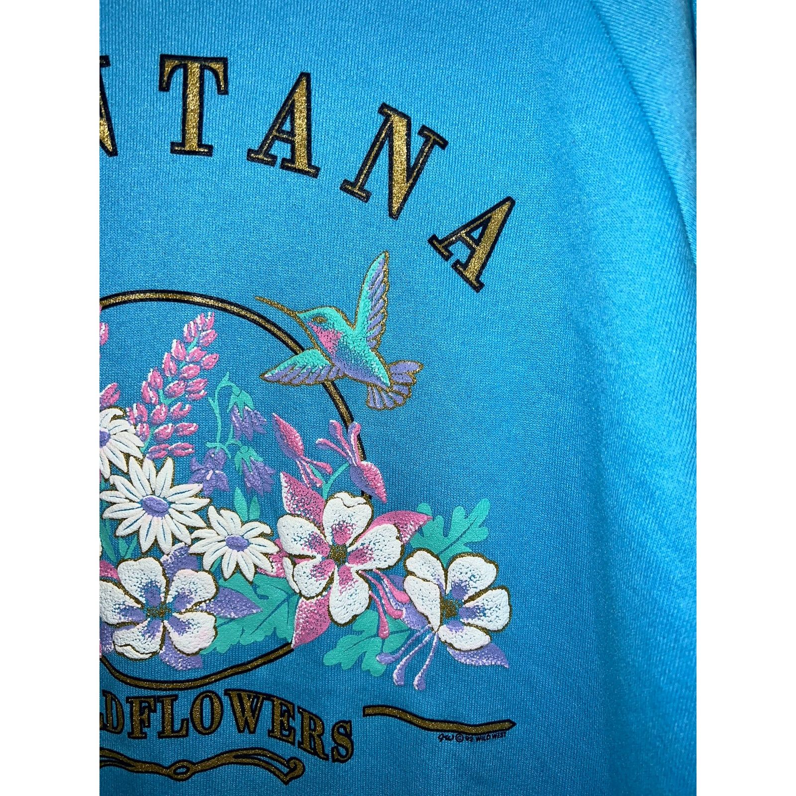 Vintage Vintage Montana Sweatshirt Crewneck NWT Stained 90s Large Size US L / EU 52-54 / 3 - 4 Thumbnail