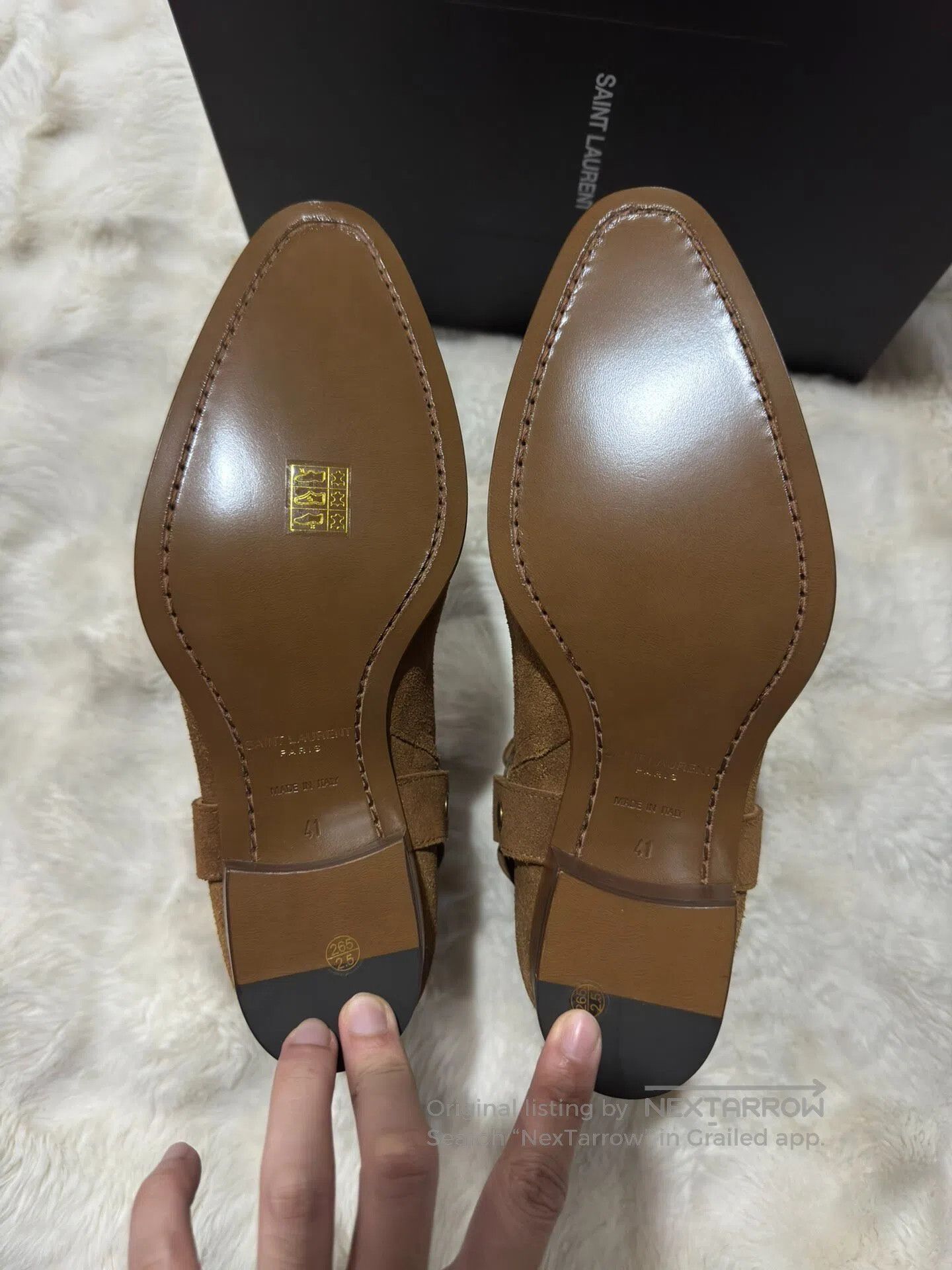 Saint Laurent Paris Saint Laurent Paris Suede Chelsea boots| Size US 8 / EU 41 - 5 Thumbnail