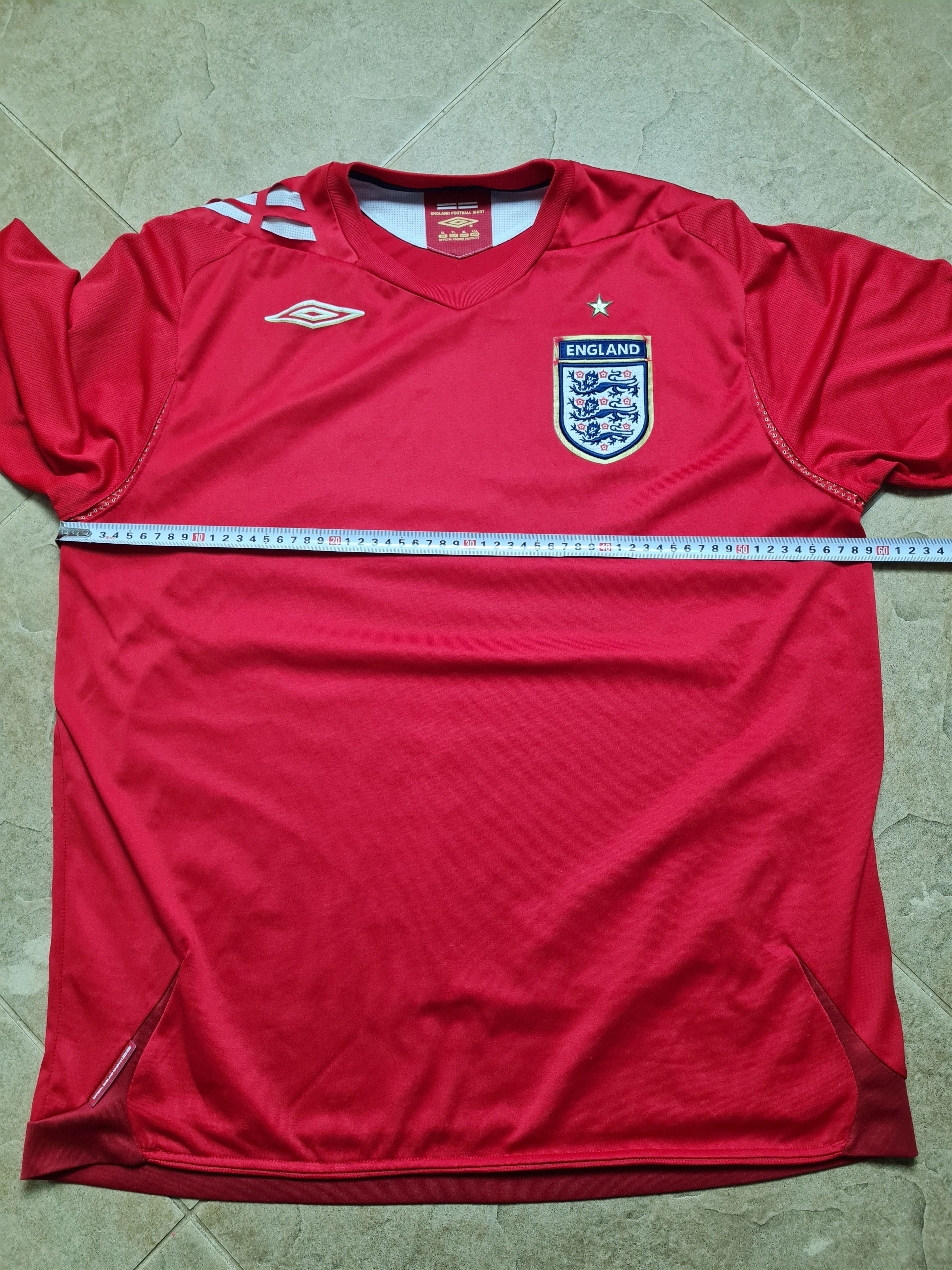 Umbro England Away Football Shirt 2006 - 2008 Umbro Vintage Size US XL / EU 56 / 4 - 5 Thumbnail