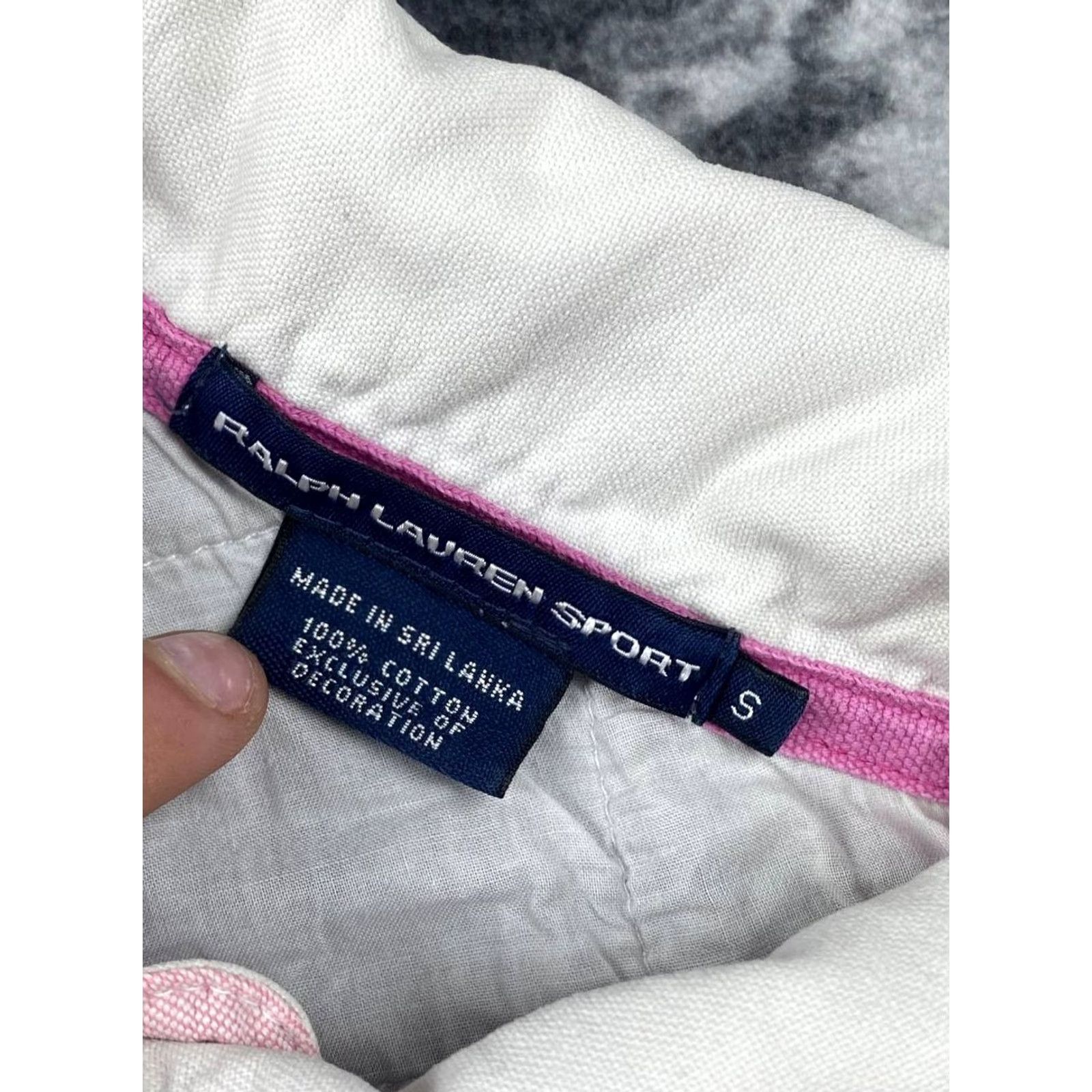 Polo Ralph Lauren VINTAGE Ralph Lauren Sport Striped Long Sleeve Rugby Shirt Women Size S Blue Size S / US 4 / IT 40 - 4 Thumbnail