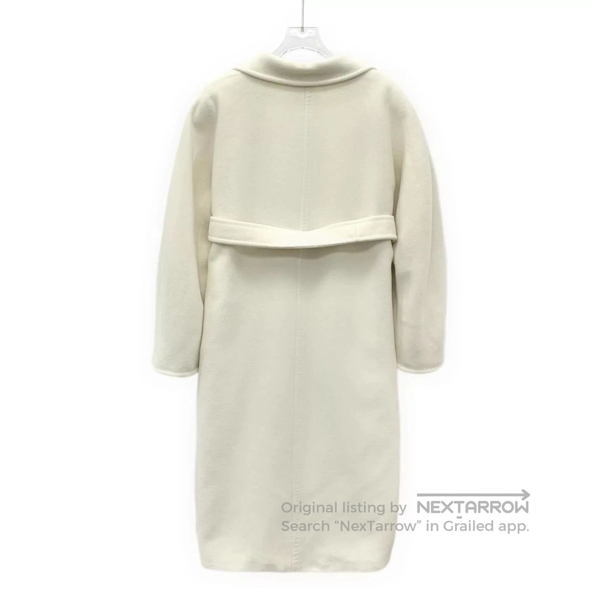 Other maxmara white wool belted coat 101801. Size US XS / EU 42 / 0 - 2 Thumbnail