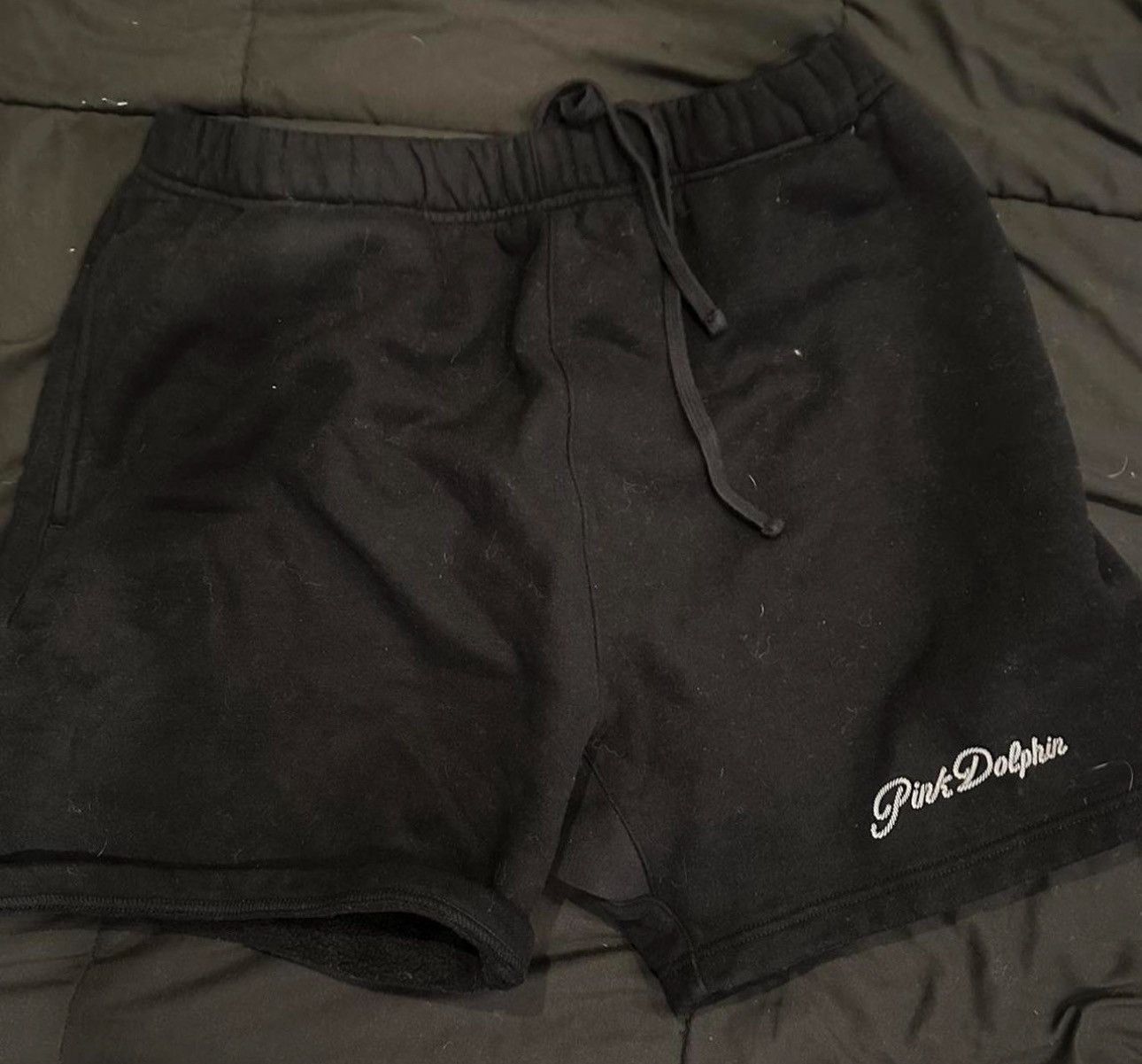 Pink Dolphin Black and white pink dolphin sweat shorts Size US 31 - 1 Thumbnail