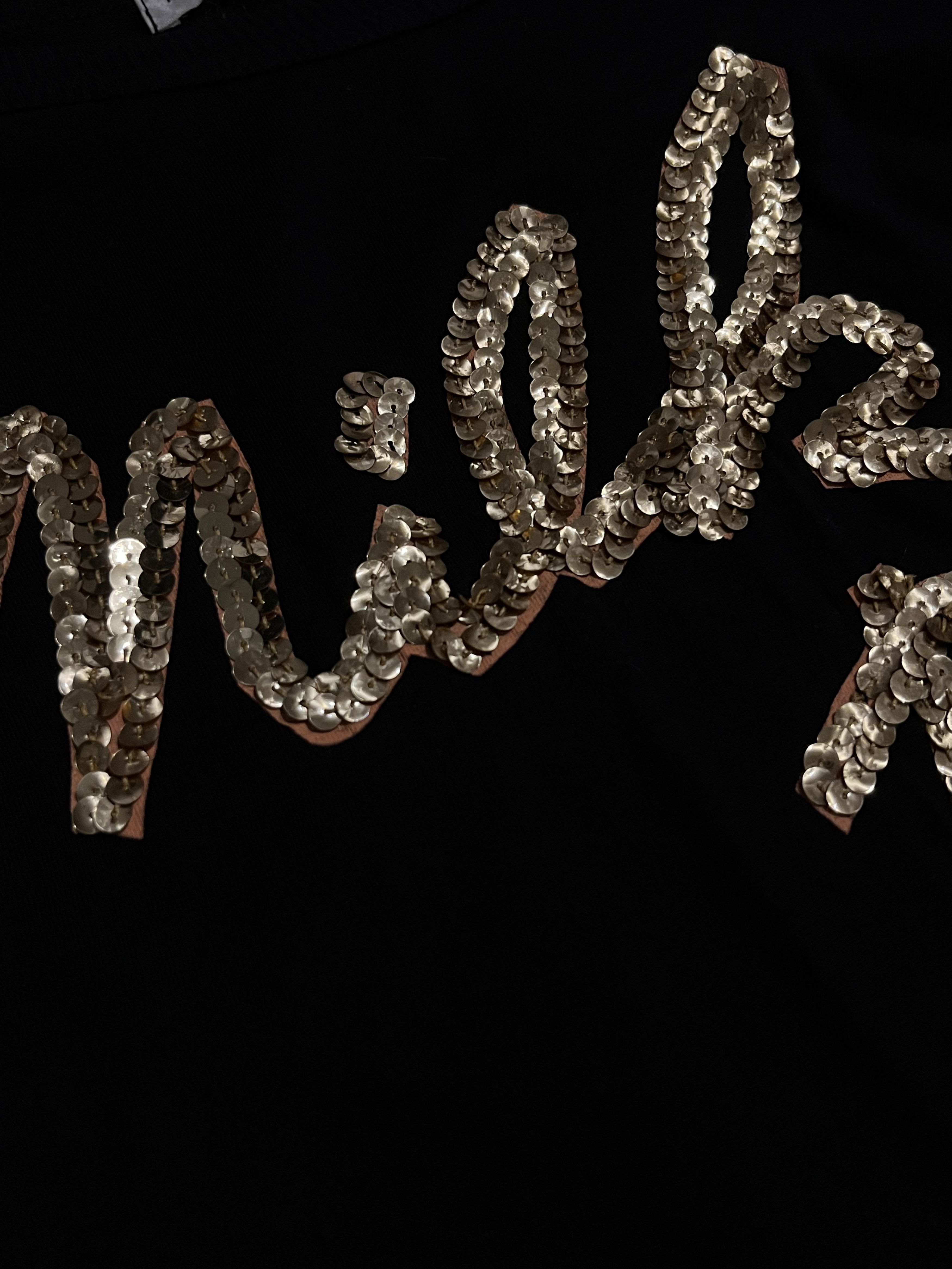 20471120 MILK BOY Japanese Brand Sequin Vintage T-Shirt Size US S / EU 44-46 / 1 - 3 Thumbnail
