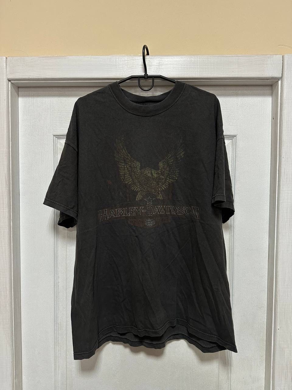Harley Davidson × Vintage Vintage 90s Harley Davidson Tee Shirt 3D emblem Canterbury Size US XXL / EU 58 / 5 - 1 Thumbnail