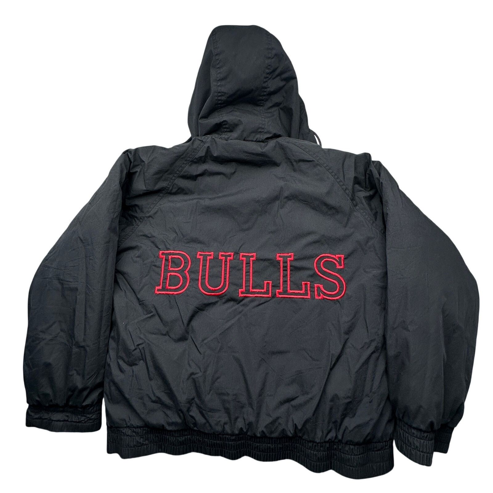 Other VTG 90s FANS Pick Chicago Bulls Puffer Hooded Jacket Medium Size US M / EU 48-50 / 2 - 2 Thumbnail