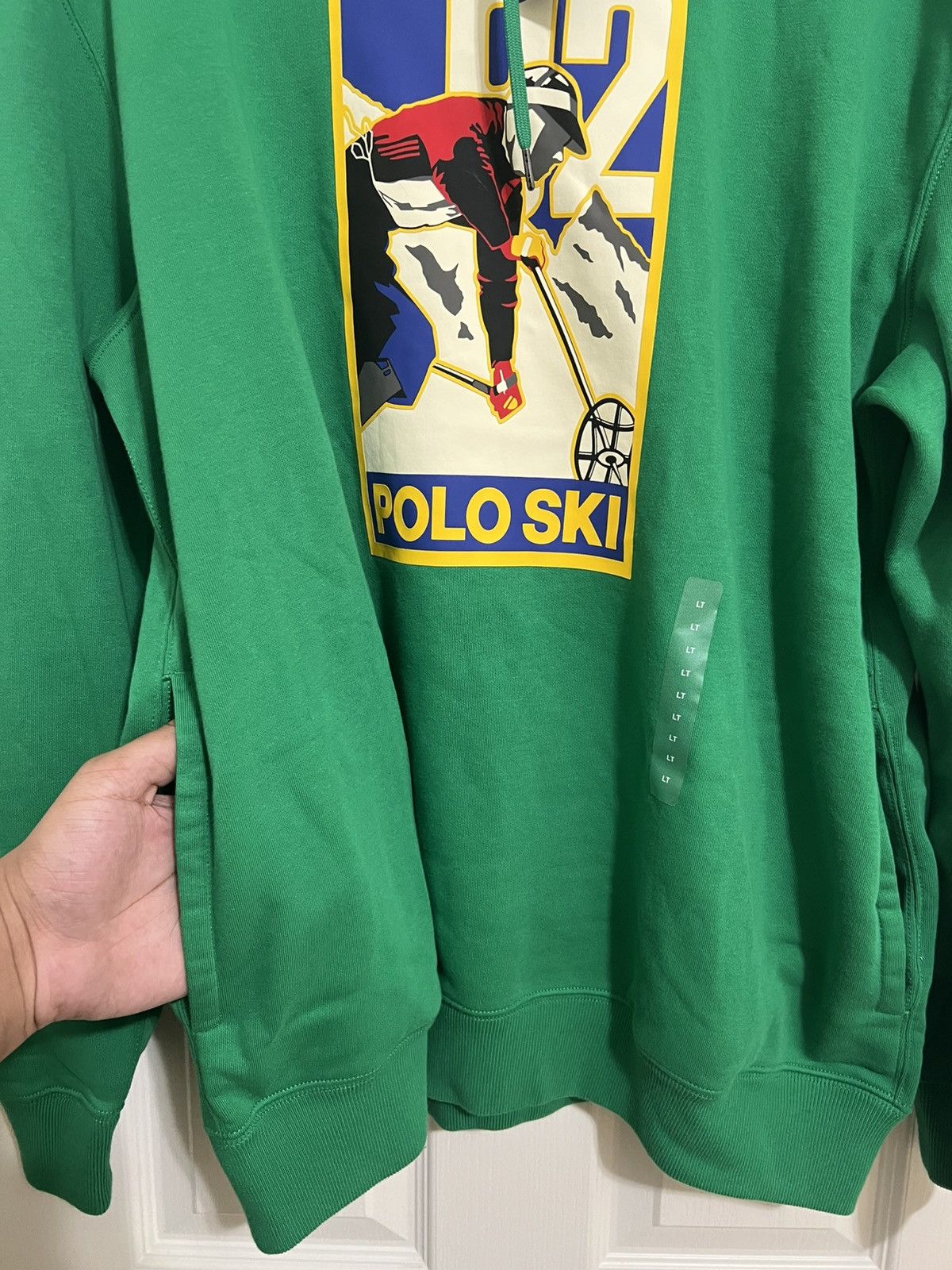 Polo Ralph Lauren NWT 92 Ski Graphic Fleece Pullover Hoodie Tall L Size US L / EU 52-54 / 3 - 6 Thumbnail