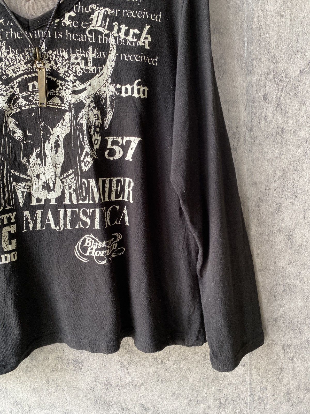 Tornado Mart Beaummere Poem Design Long Sleeve Shirt Size US M / EU 48-50 / 2 - 5 Thumbnail