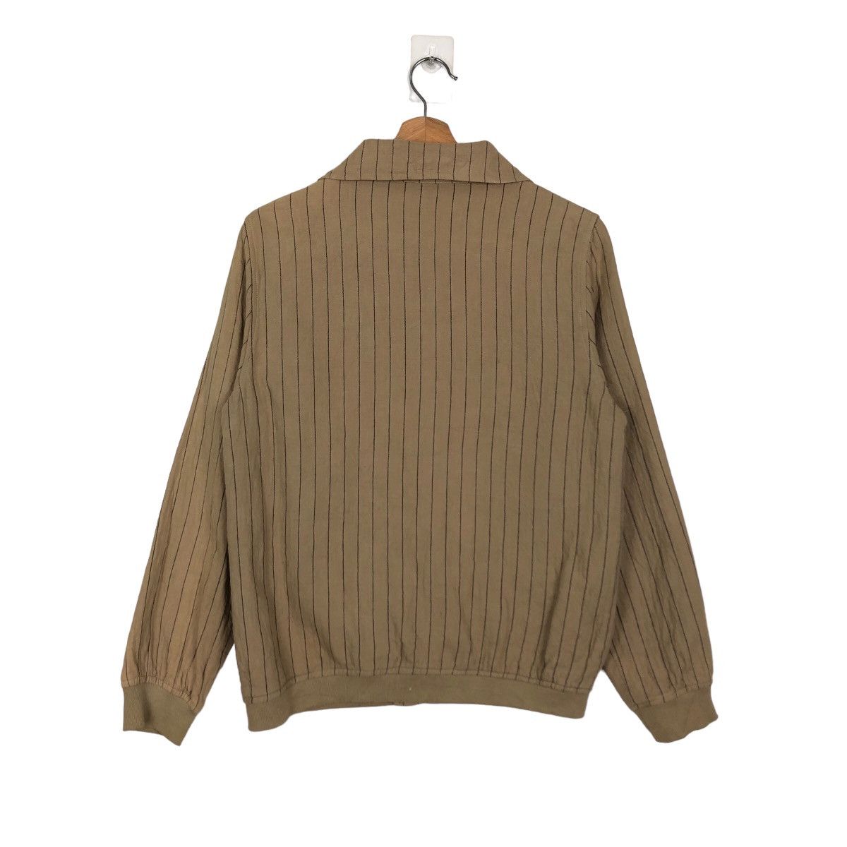 Issey Miyake 🔥VINTAGE PIN STRIPE BOMBER JACKET TORINO ISSEY MIYAKE Size US M / EU 48-50 / 2 - 7 Thumbnail