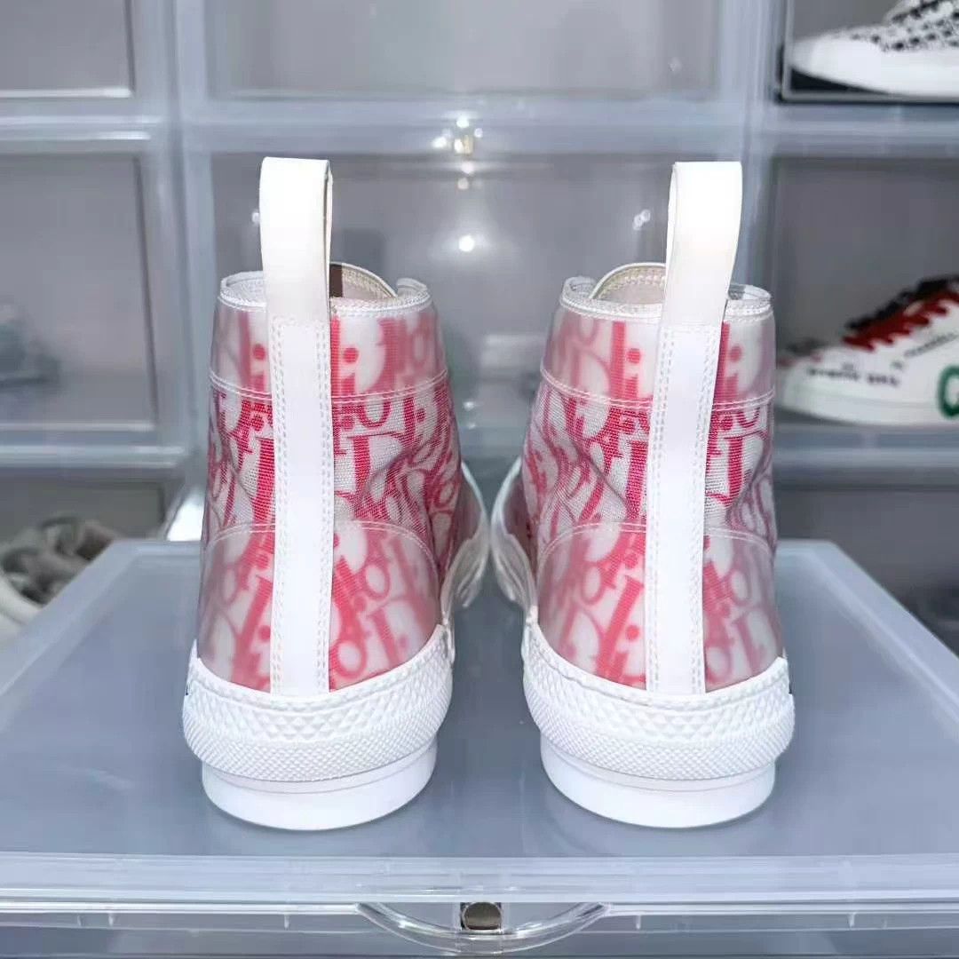 Dior Dior B23 Oversized Oblique Print White/Red 41.5 Size US 8.5 / EU 41-42 - 5 Thumbnail