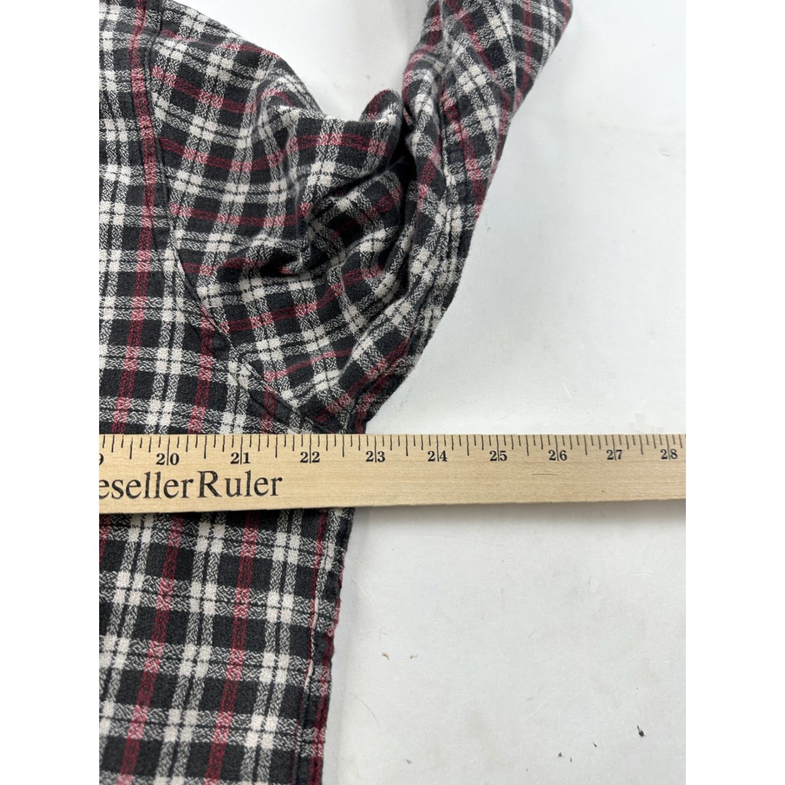 Royal Robbins VINTAGE Royal Robbins Shirt Womens XL Black Red White Plaid Flannel Button-Up Outdoors Size XL / US 12-14 / IT 48-50 - 6 Thumbnail