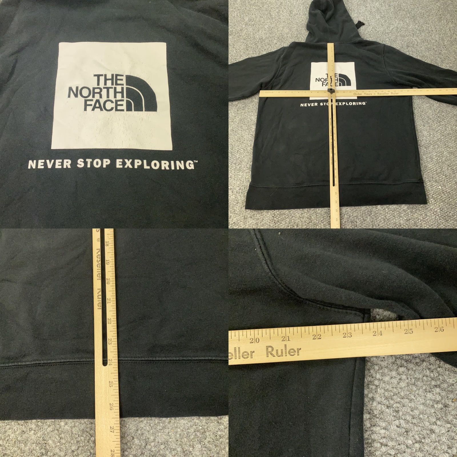 The North Face The North Face Hoodie Large Black Pullover Never Stop Exploring Logo Sweatshirt Mens Size US L / EU 52-54 / 3 - 8 Thumbnail