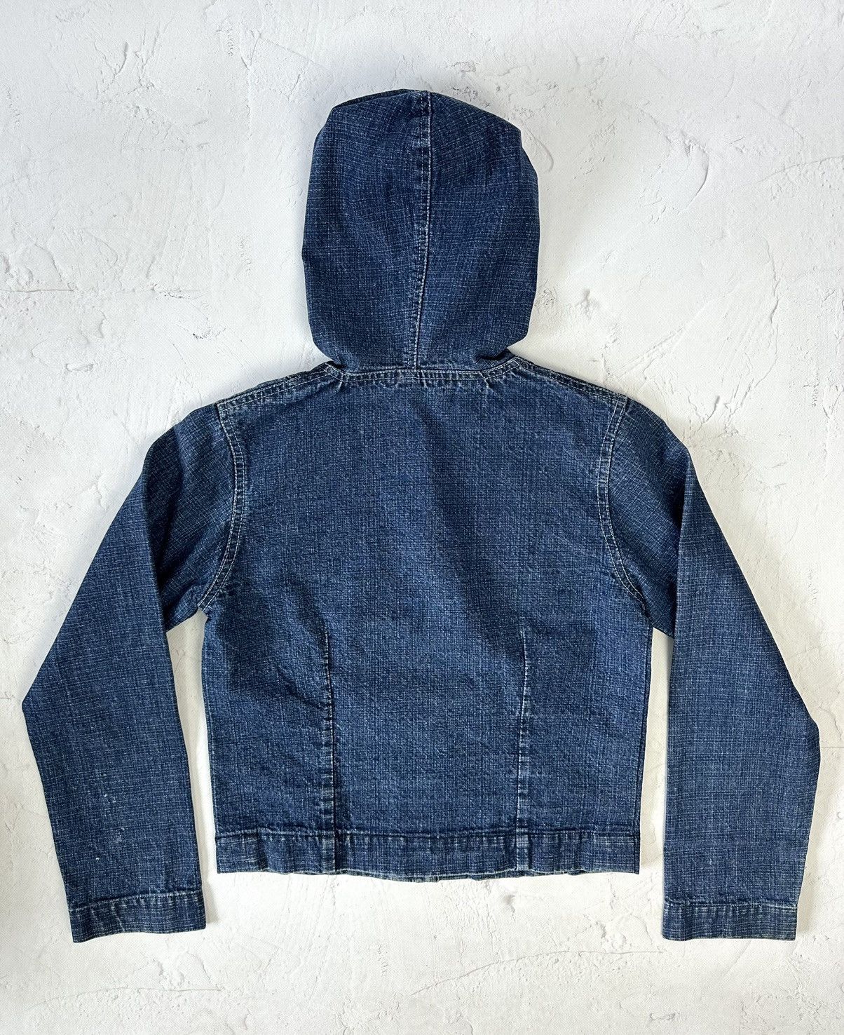 Beauty Beast × If Six Was Nine × Vintage Vintage Denim Hooded Crop Jacket Size M / US 6-8 / IT 42-44 - 6 Thumbnail