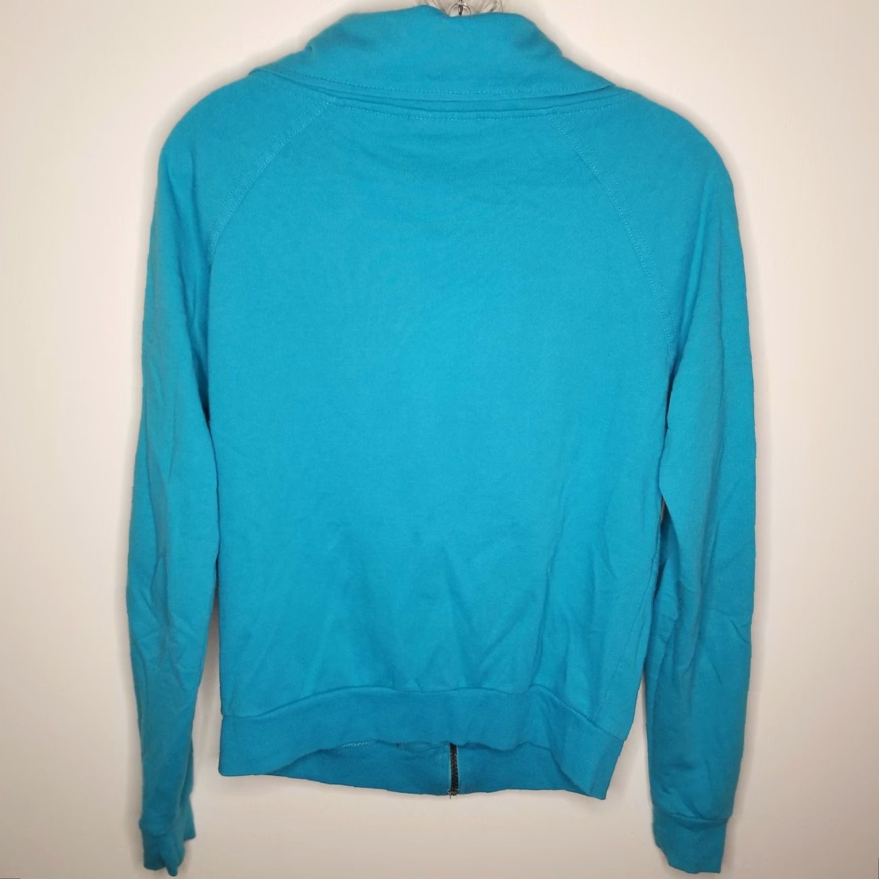 Vintage VINTAGE Sweatshirt Blue Full Zip Jacket Womens Medium Long Sleeve Activewear Size M / US 6-8 / IT 42-44 - 4 Thumbnail