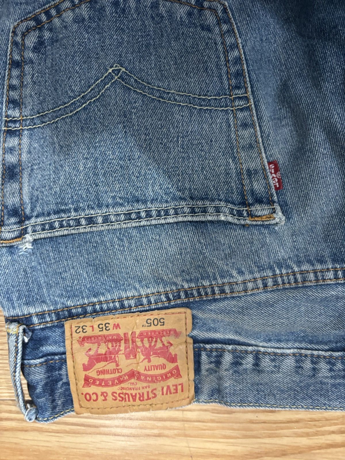 Levi's Levi’s 505 orange label Size US 32 / EU 48 - 3 Thumbnail