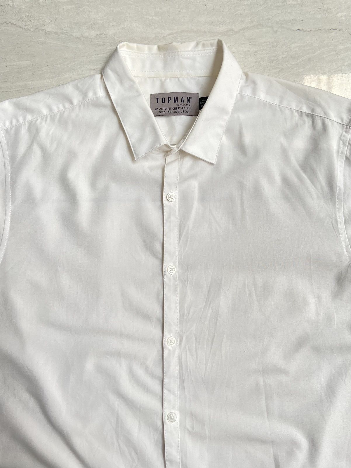 Topman TOPMAN White Shirt Size US L / EU 52-54 / 3 - 8 Thumbnail