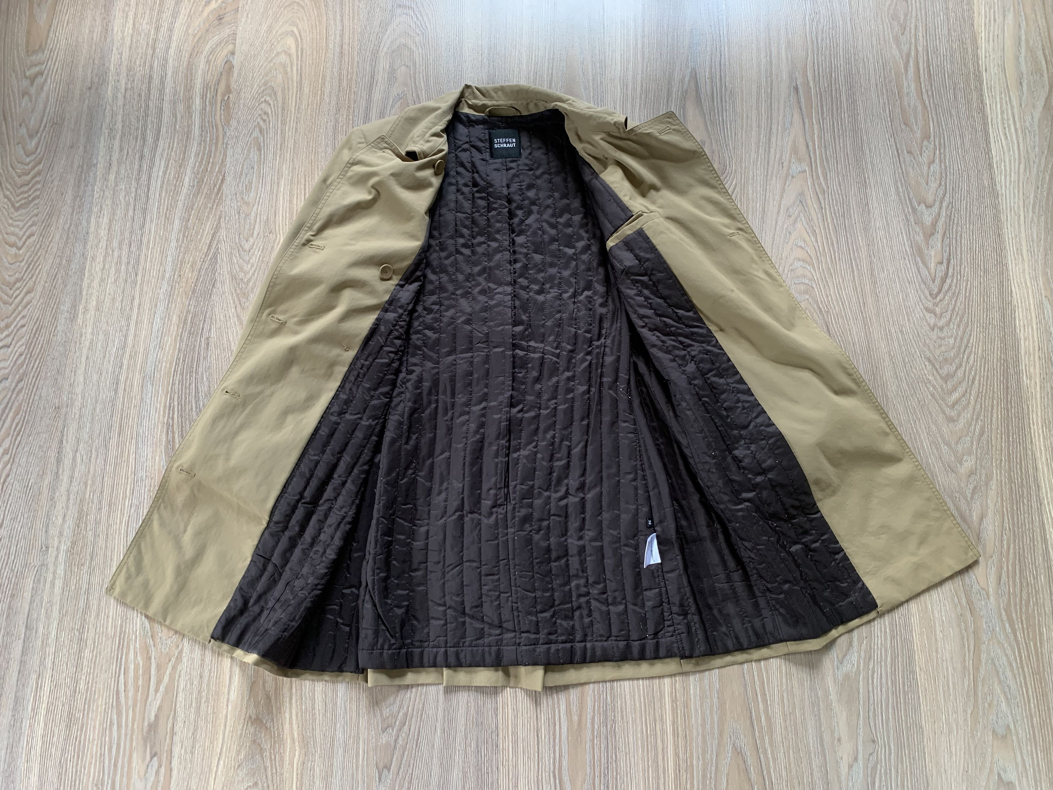 STEFFEN SCHRAUT Steffen Schraut Women's Beige Classic Trench Coat Size M / US 6-8 / IT 42-44 - 5 Thumbnail