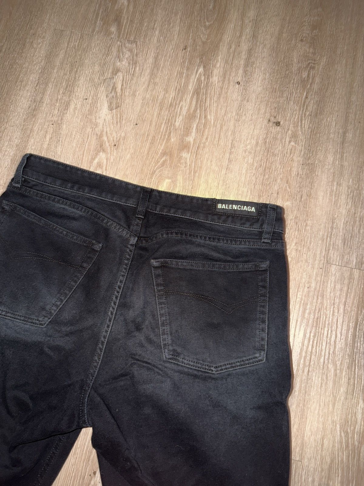 Balenciaga balenciaga straight leg denim Size US 34 / EU 50 - 4 Thumbnail