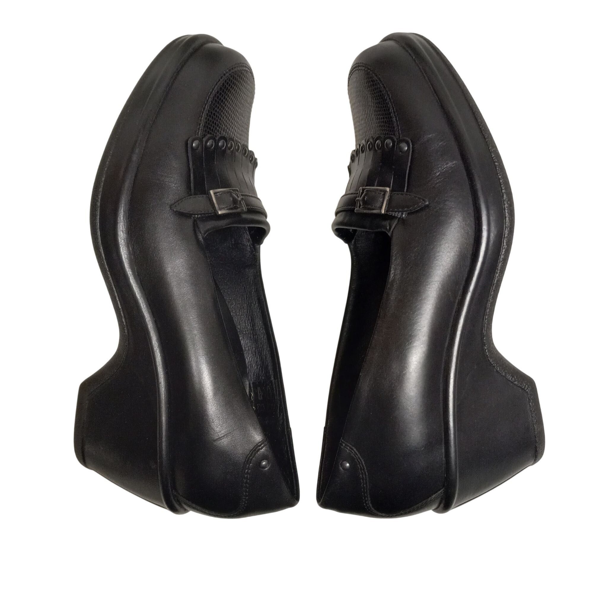 Dansko Dansko Size EU 38 US 7.5 8 Womens Black Leather Kiltie Stud Size US 8 / IT 38 - 4 Thumbnail
