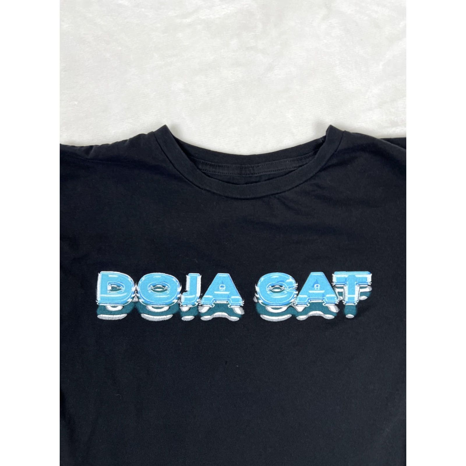 Vintage Doja Cat T-Shirt Women's Medium Black Portrait Graphic Album Art Music Tee Size M / US 6-8 / IT 42-44 - 4 Thumbnail