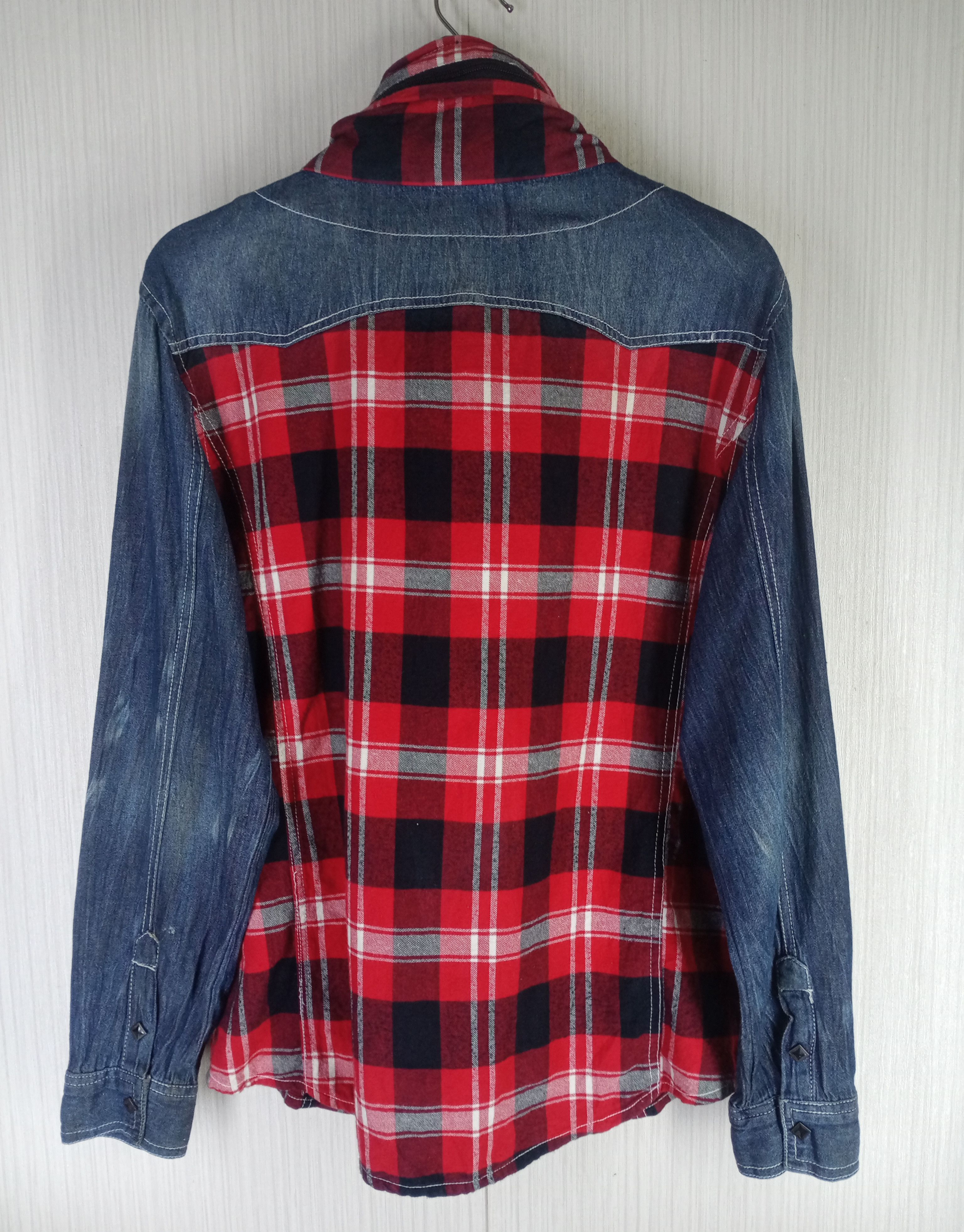 semanticdesign Rare Semantic Design Punk Style Double Collar Western Shirt Size US M / EU 48-50 / 2 - 5 Thumbnail