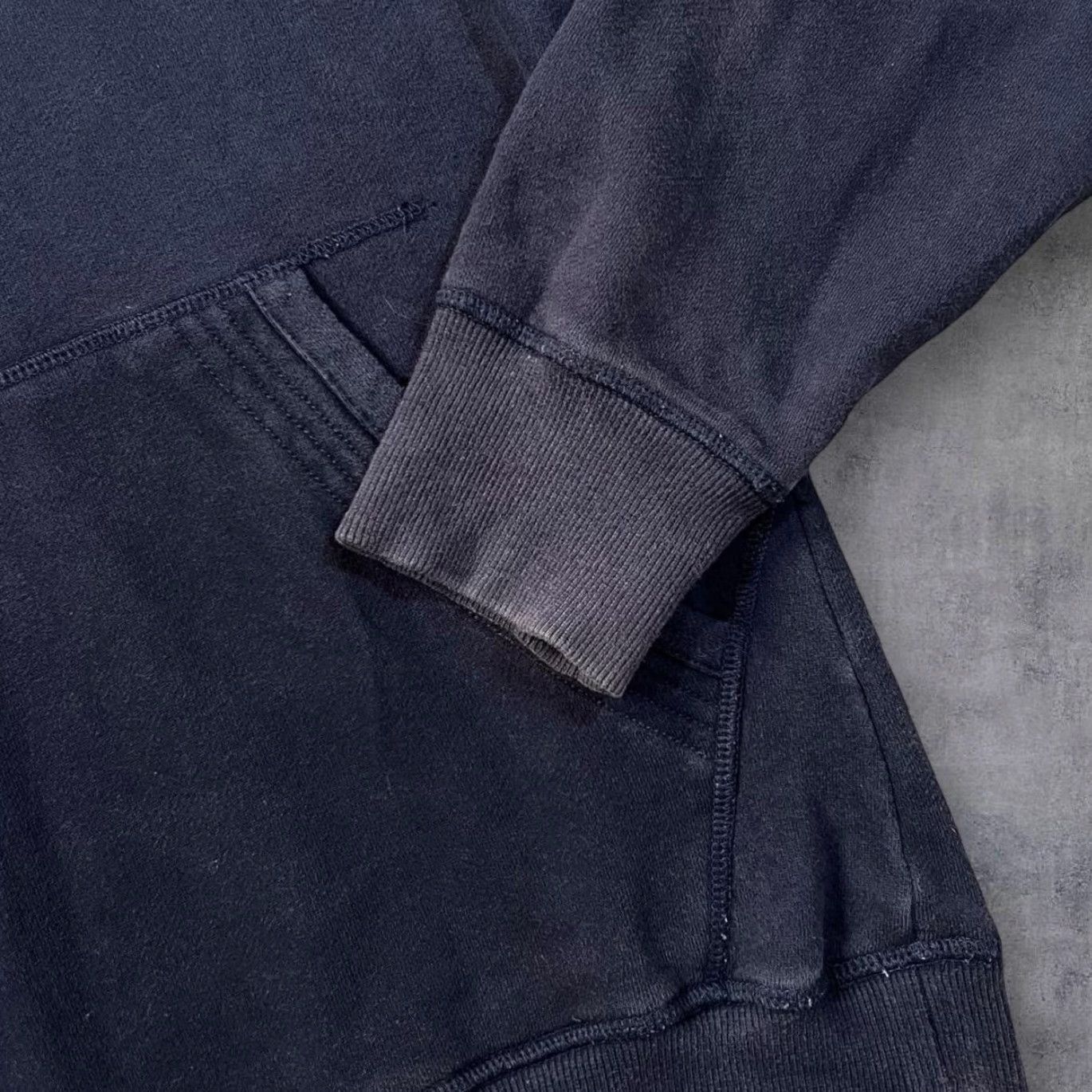Vintage Howick H.wk Embroidered Patch Logo Navy Blue Pullover Hoodie Large Hoodie Mens L Blue Embroidered Logo 90s Event Size US L / EU 52-54 / 3 - 5 Thumbnail