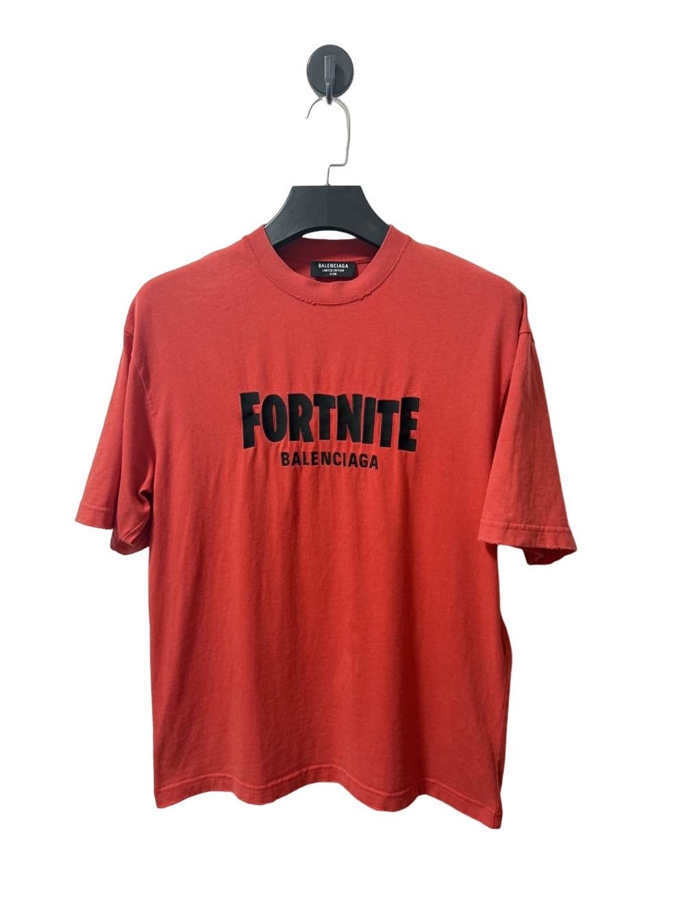 Balenciaga Balenciaga x Fortnite 2021 Red Tee 294/500 | Grailed
