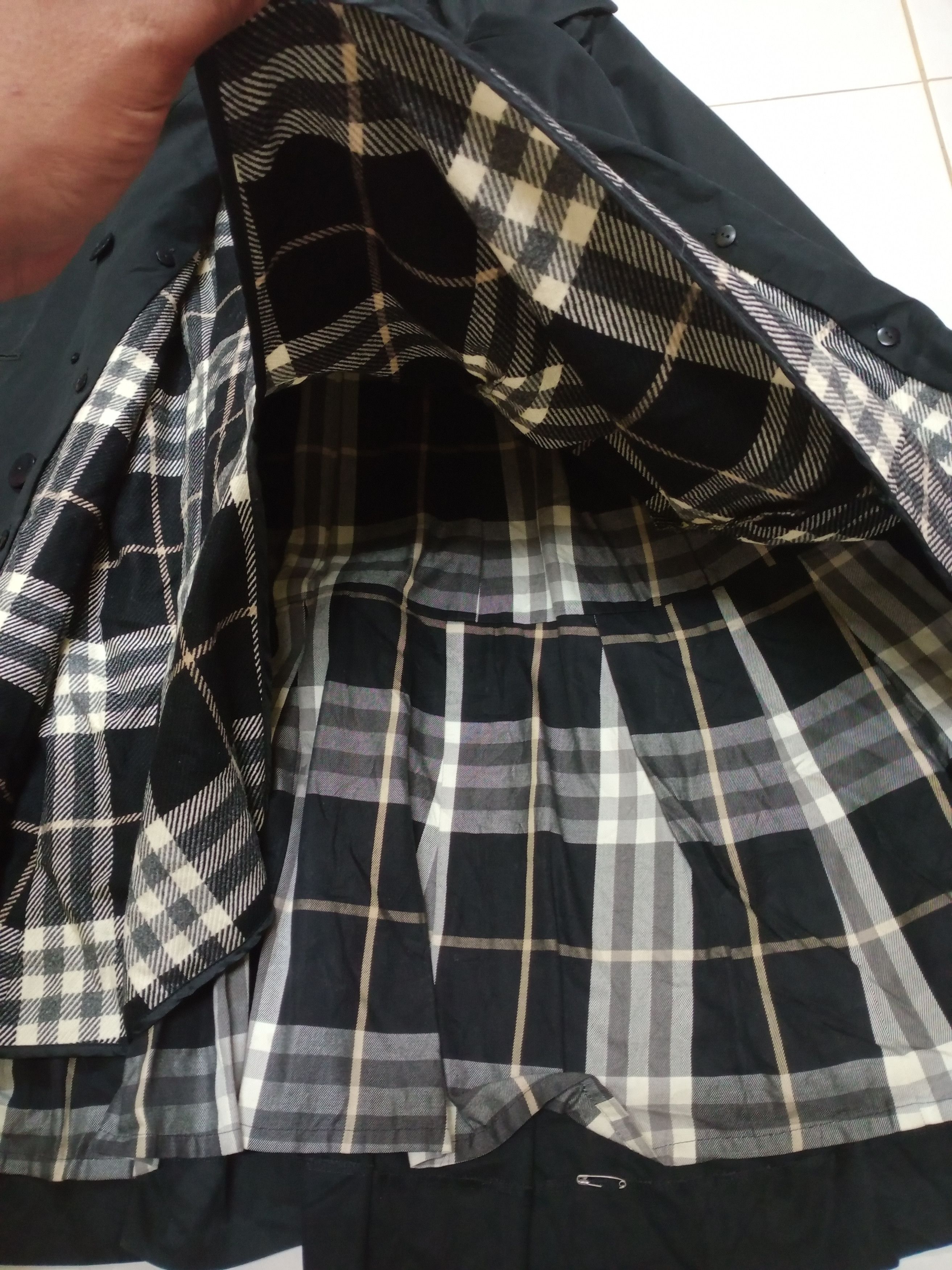 Rare Vintage Burberry Blue Label Nova Check Trench Coat